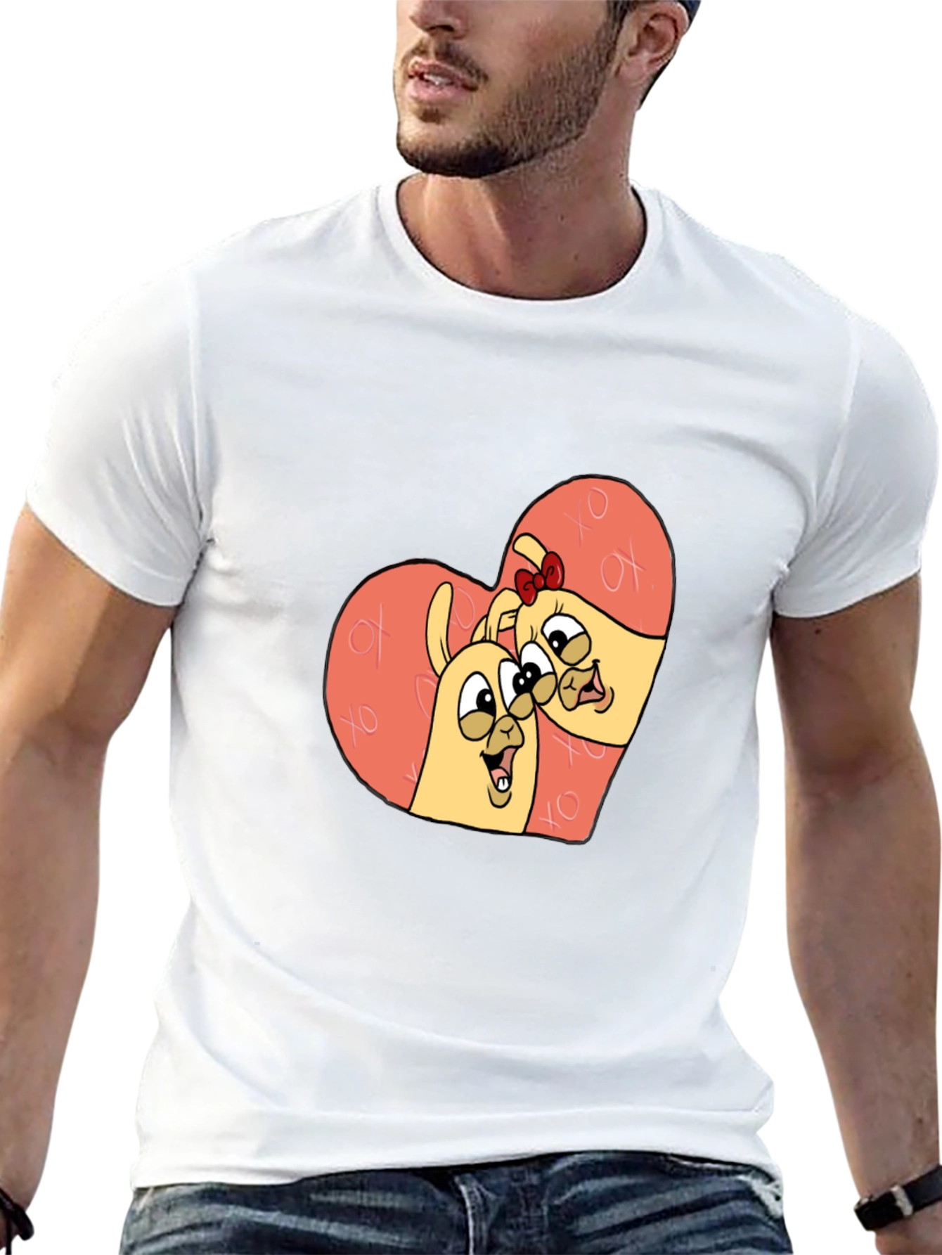 Llama Love Black T-Shirt