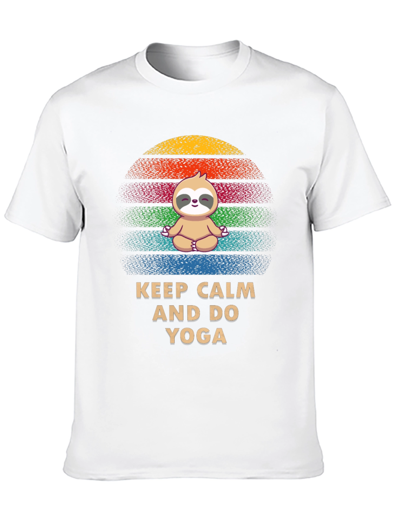 Keep Calm and Do Yoga Sloth Tee