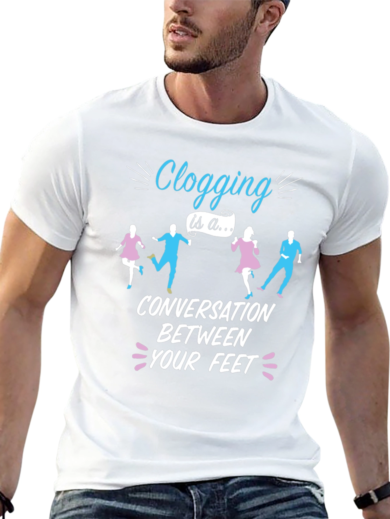 Clogging Conversation T-Shirt - Dance Lover Tee