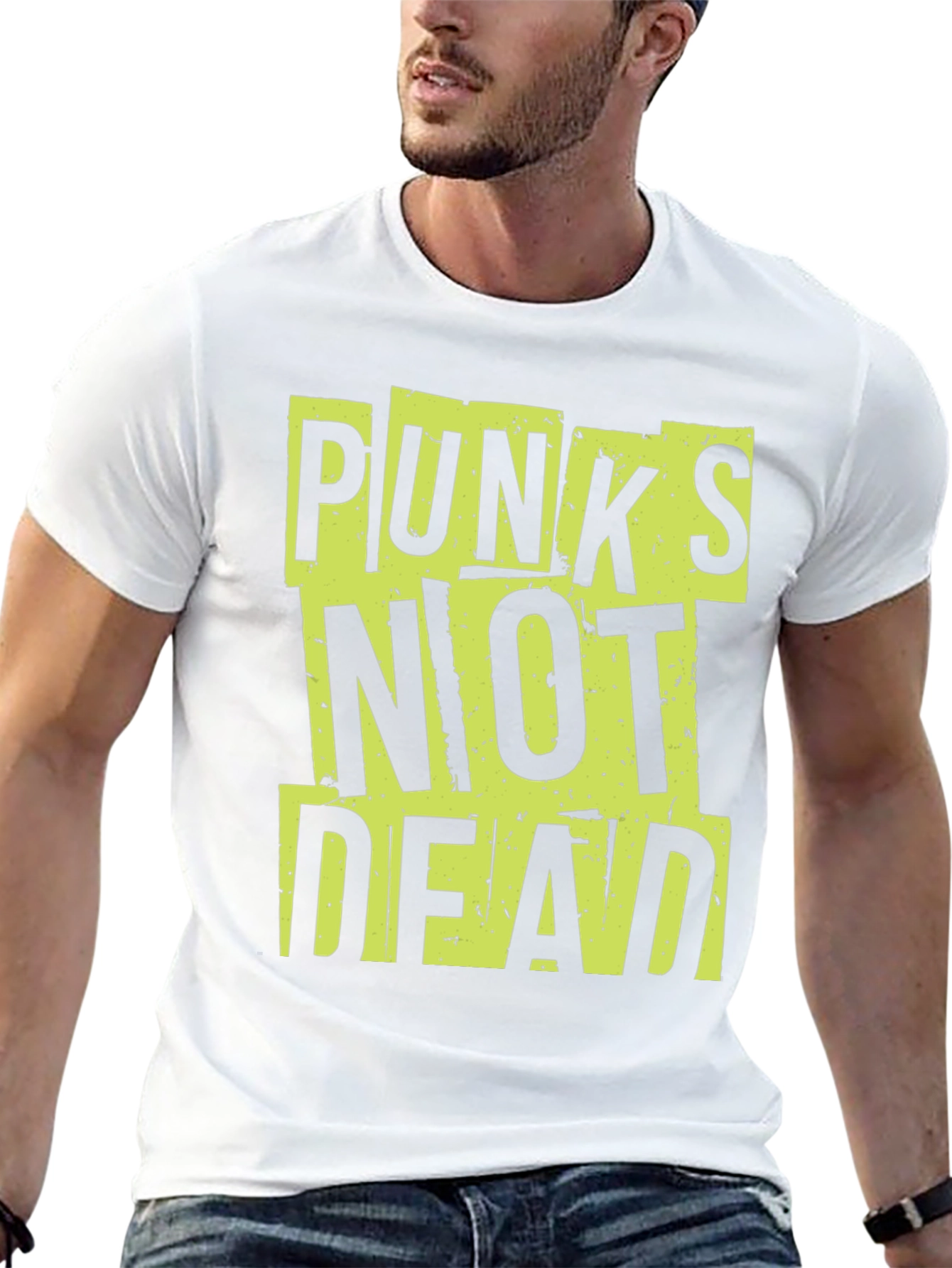 Punks Not Dead Graphic Tee - Mens Black T-Shirt