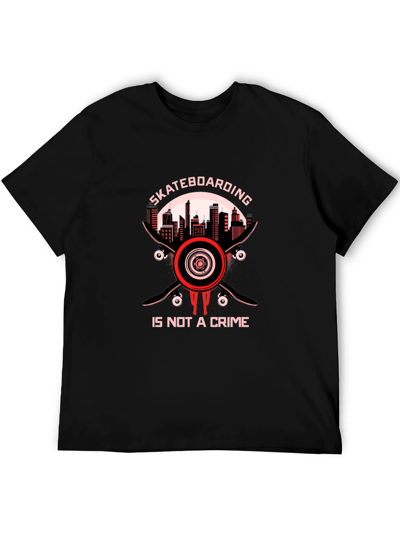 Skateboarding is Not a Crime Tee