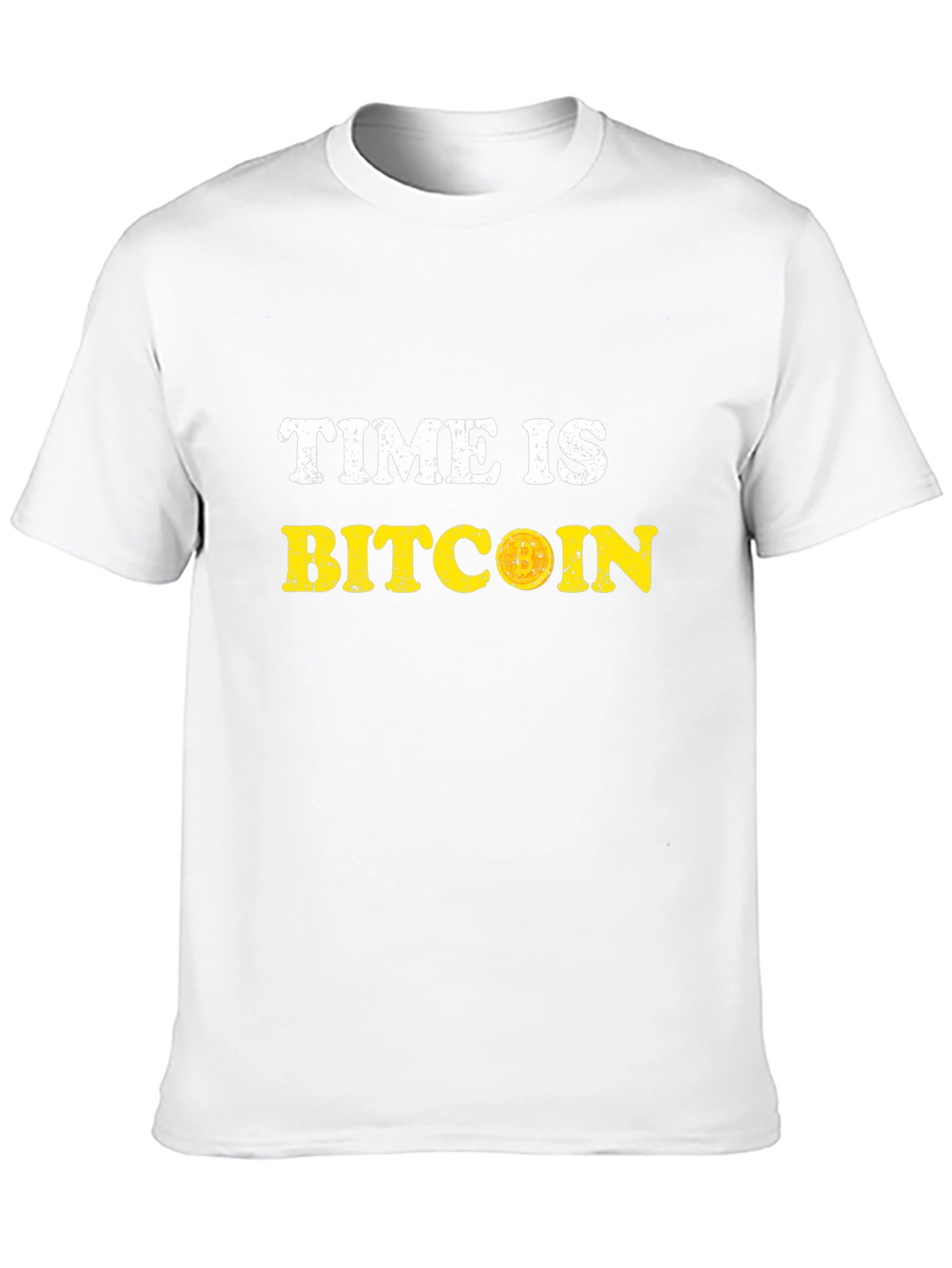 Time is Bitcoin Graphic T-Shirt - Crypto HODL