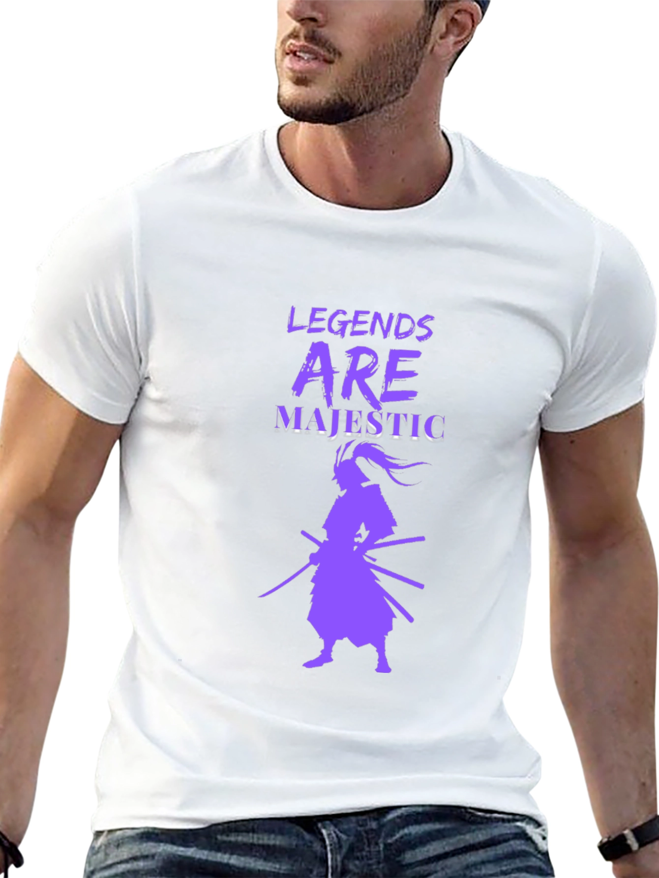 Legends Are Majestic Samurai Graphic T-Shirt