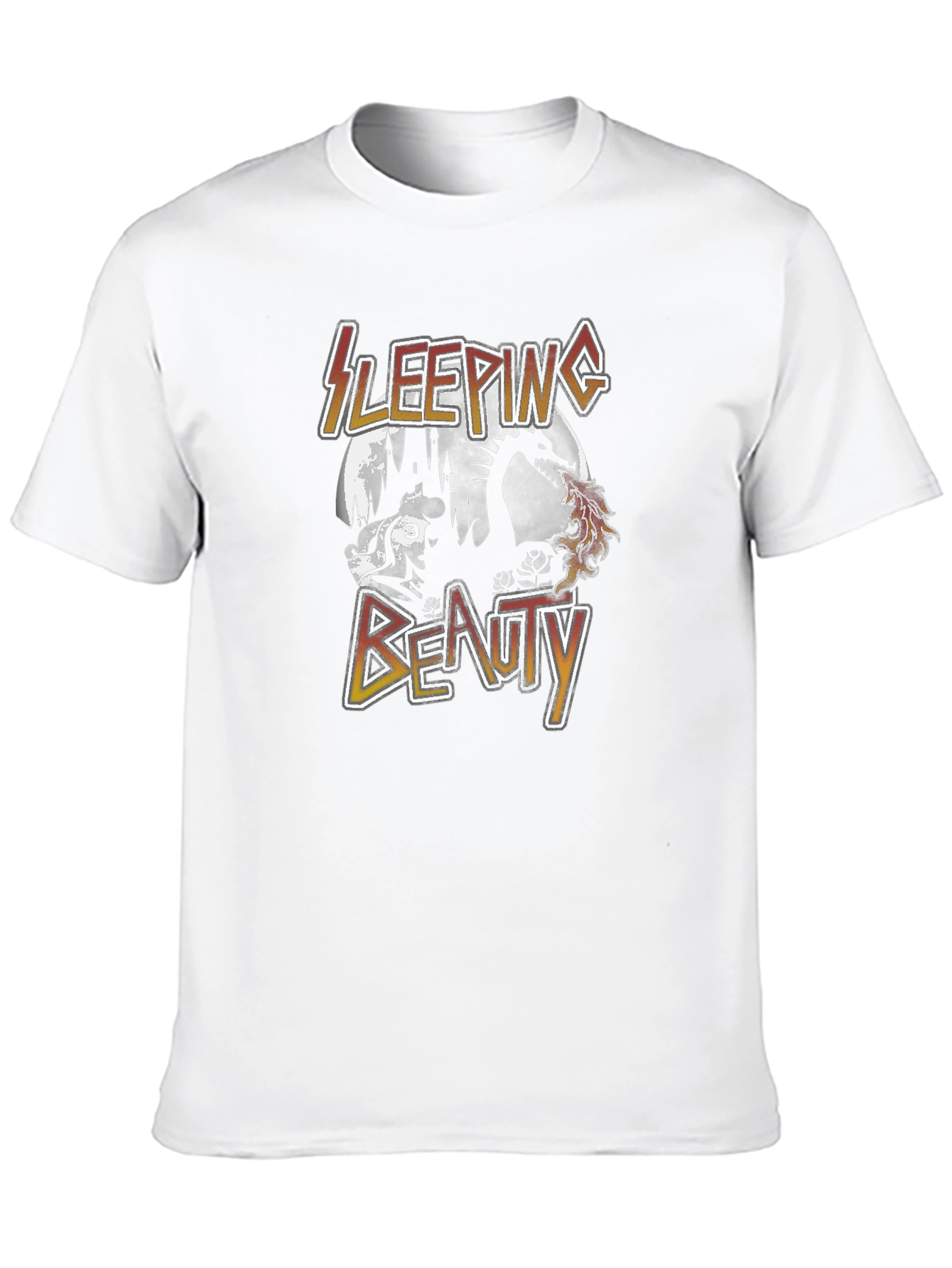 Sleeping Beauty Graphic T-Shirt - Black