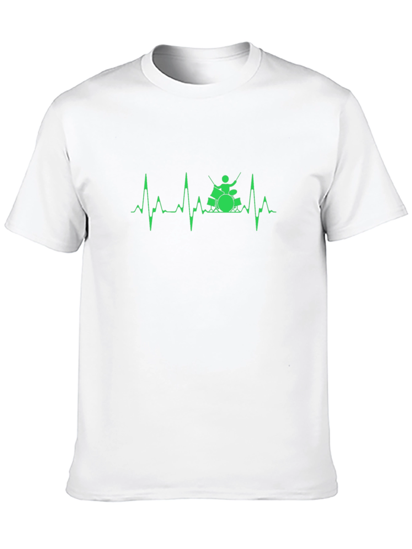 Drummer Heartbeat Graphic Tee