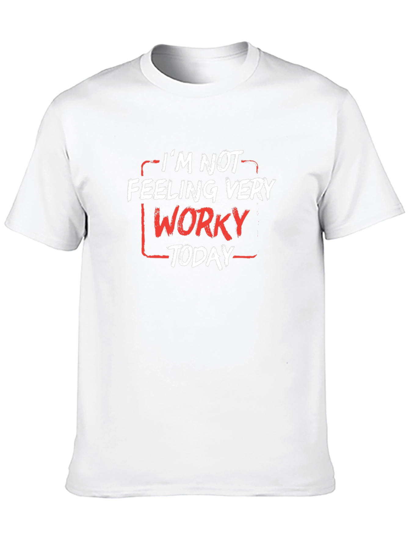 Funny Worky Graphic Tee - Black