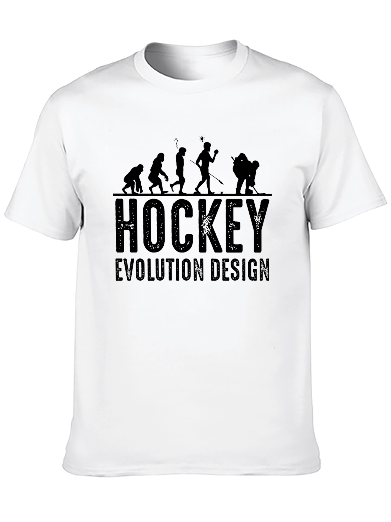Hockey Evolution Design Black T-Shirt