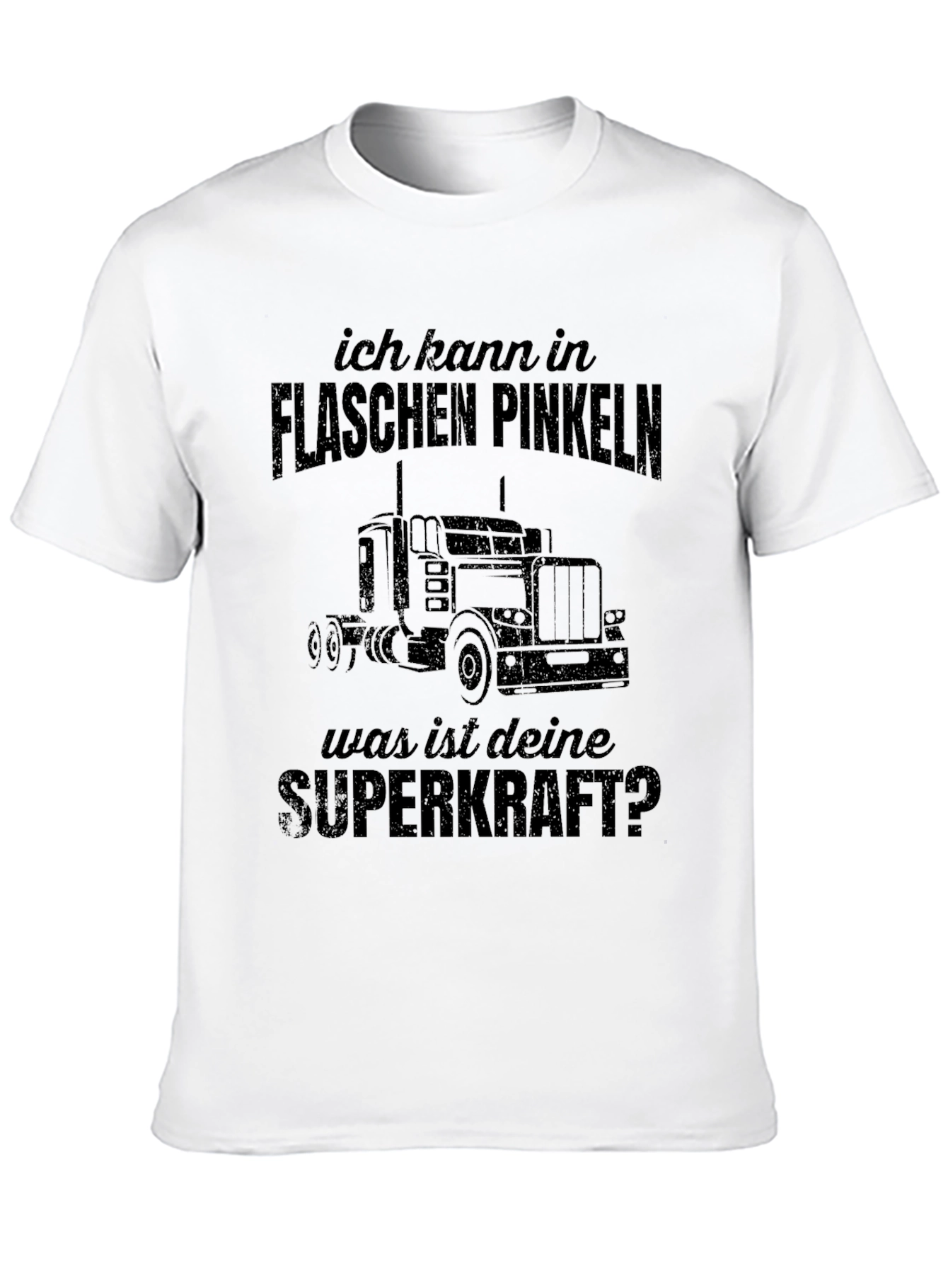 Ich Kann in Flaschen Pinkeln T-Shirt Funny Trucker Tee