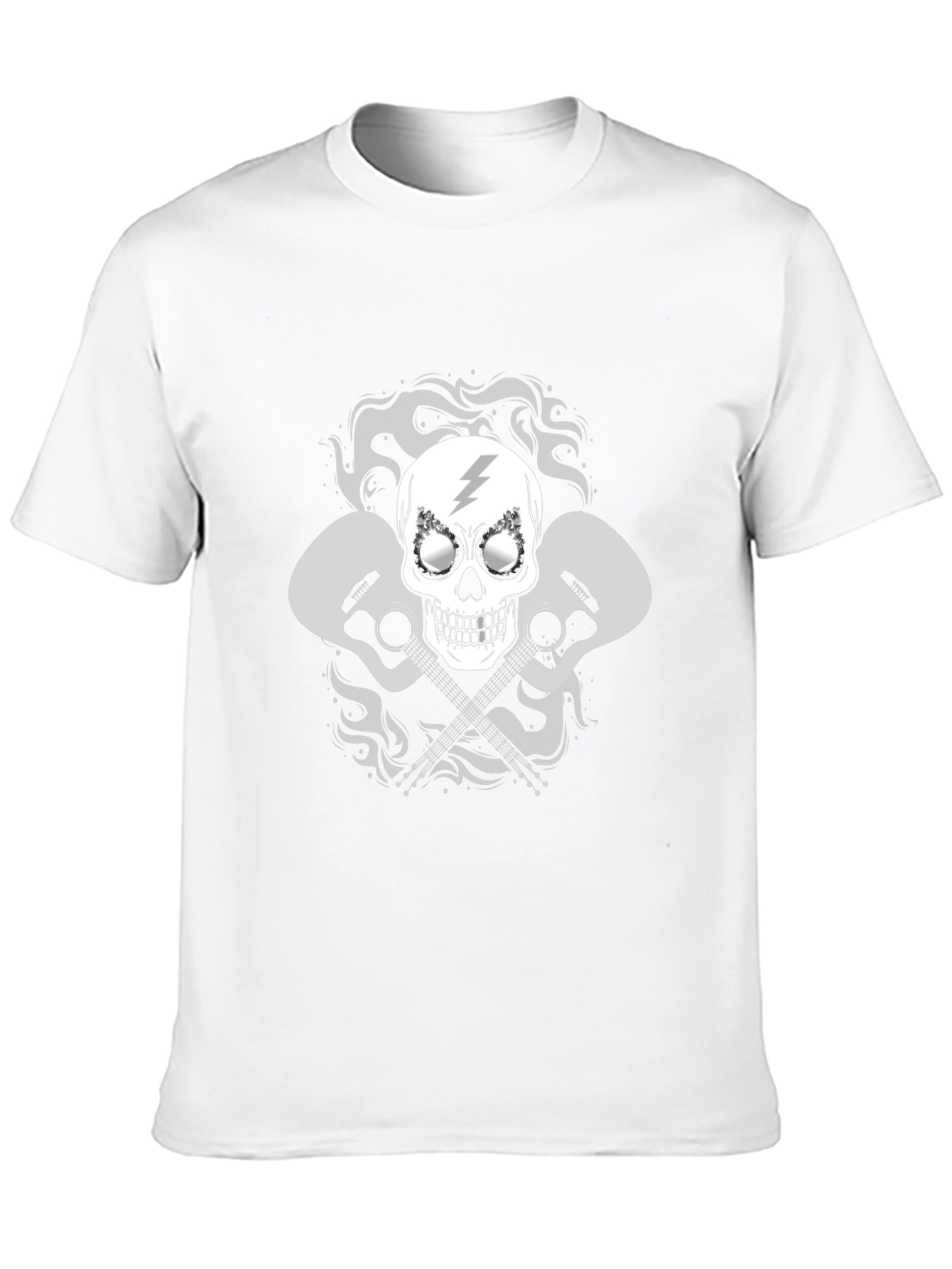 Rock On Skull Guitar T-Shirt