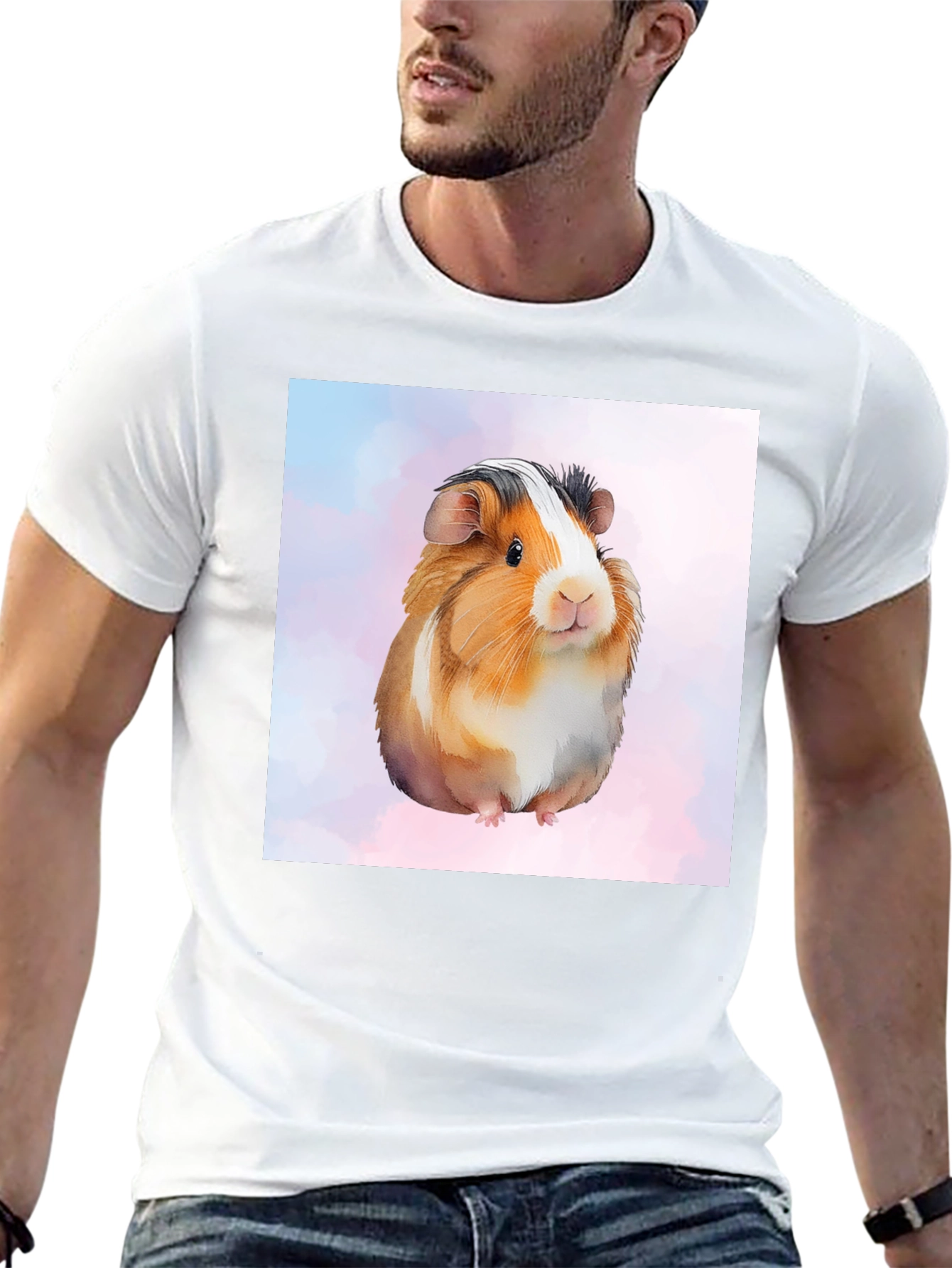 Guinea Pig Graphic Tee - Cute Pet Lovers Shirt