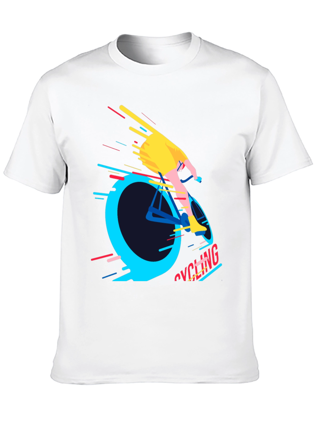 Cycling Graphic Tee - Mens Black T-Shirt