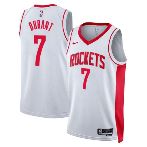 Kevin Durant Houston Rockets Jersey White & Red