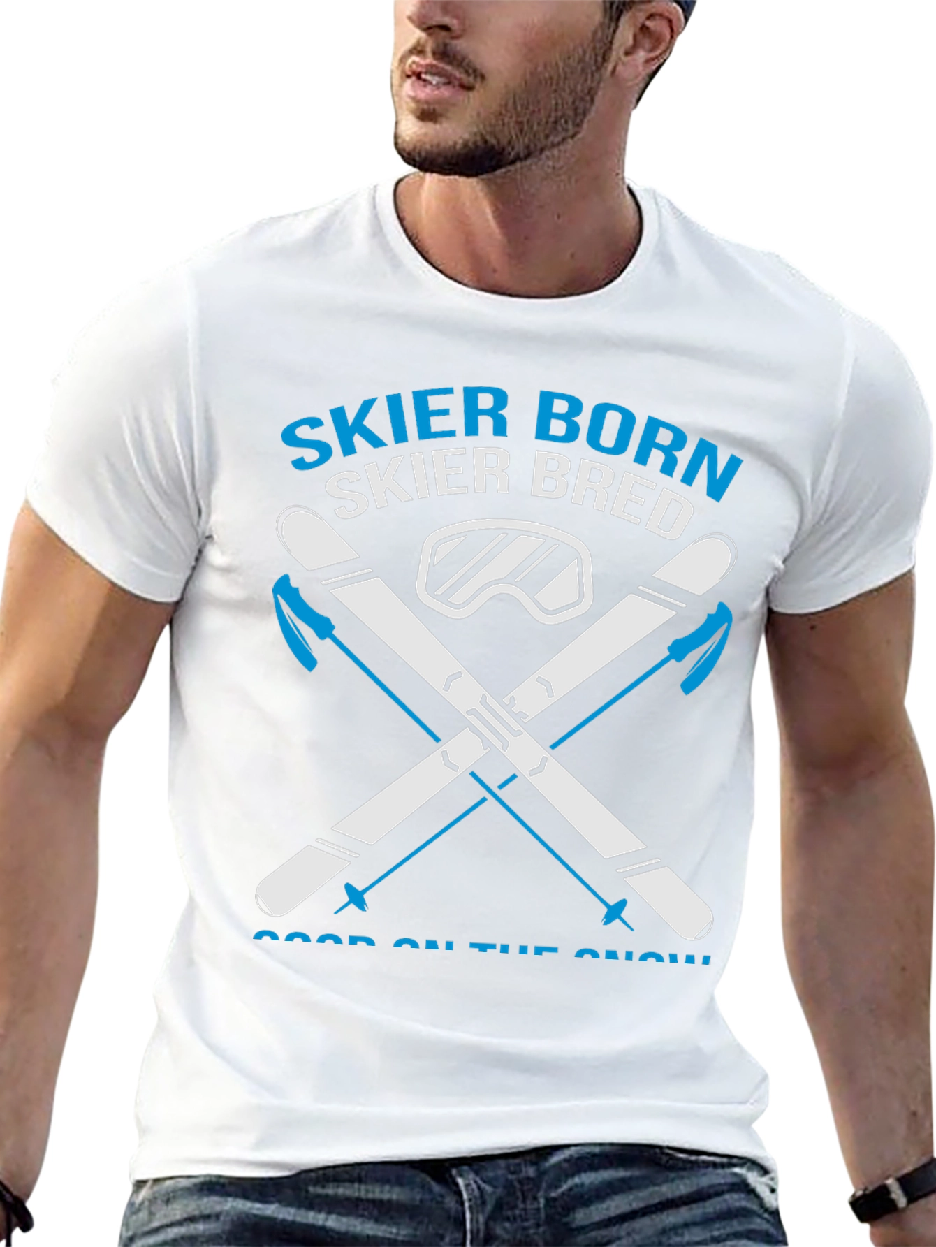 Skier Born Skier Bred T-Shirt