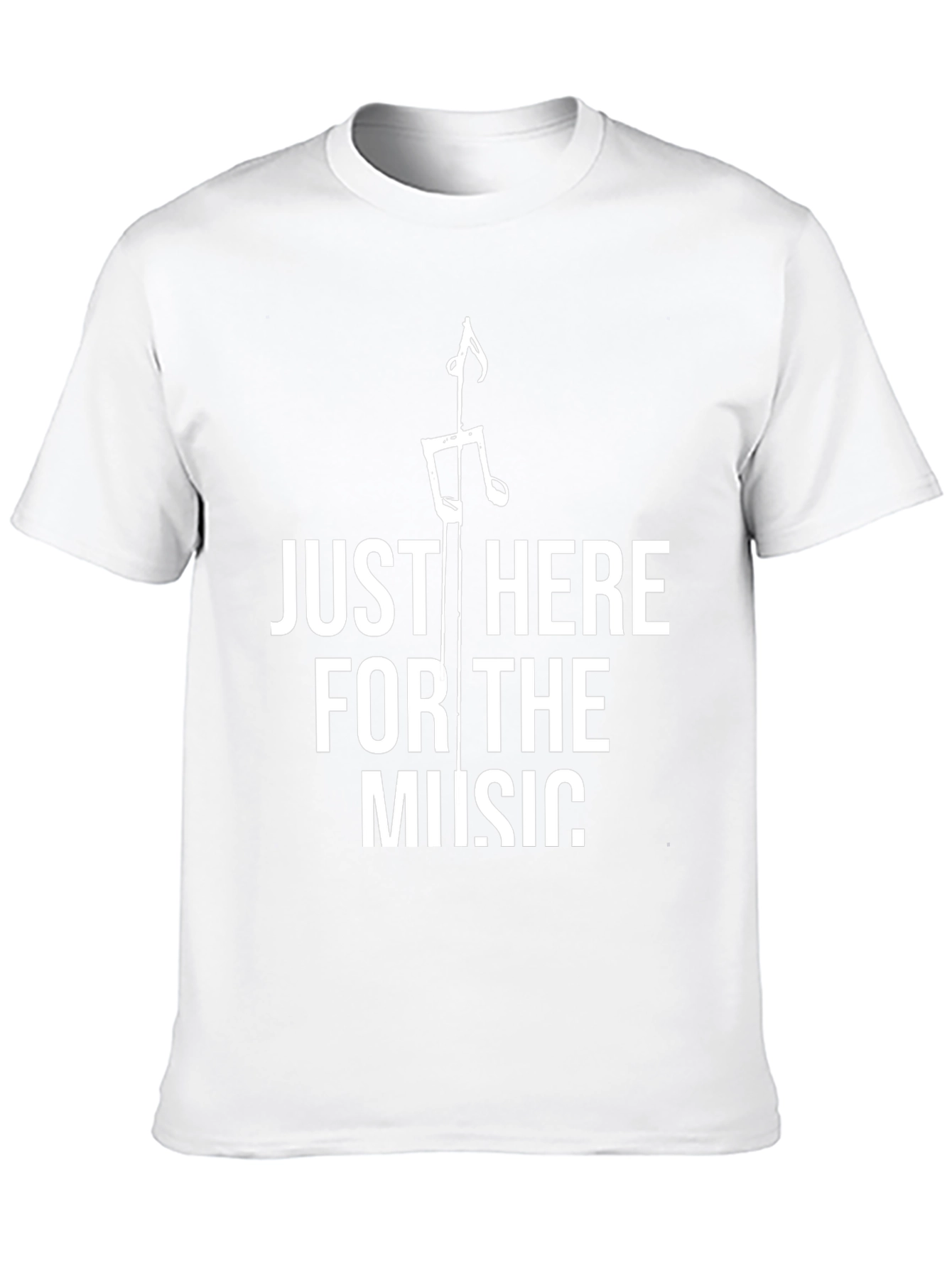Just Here for the Music Graphic Tee