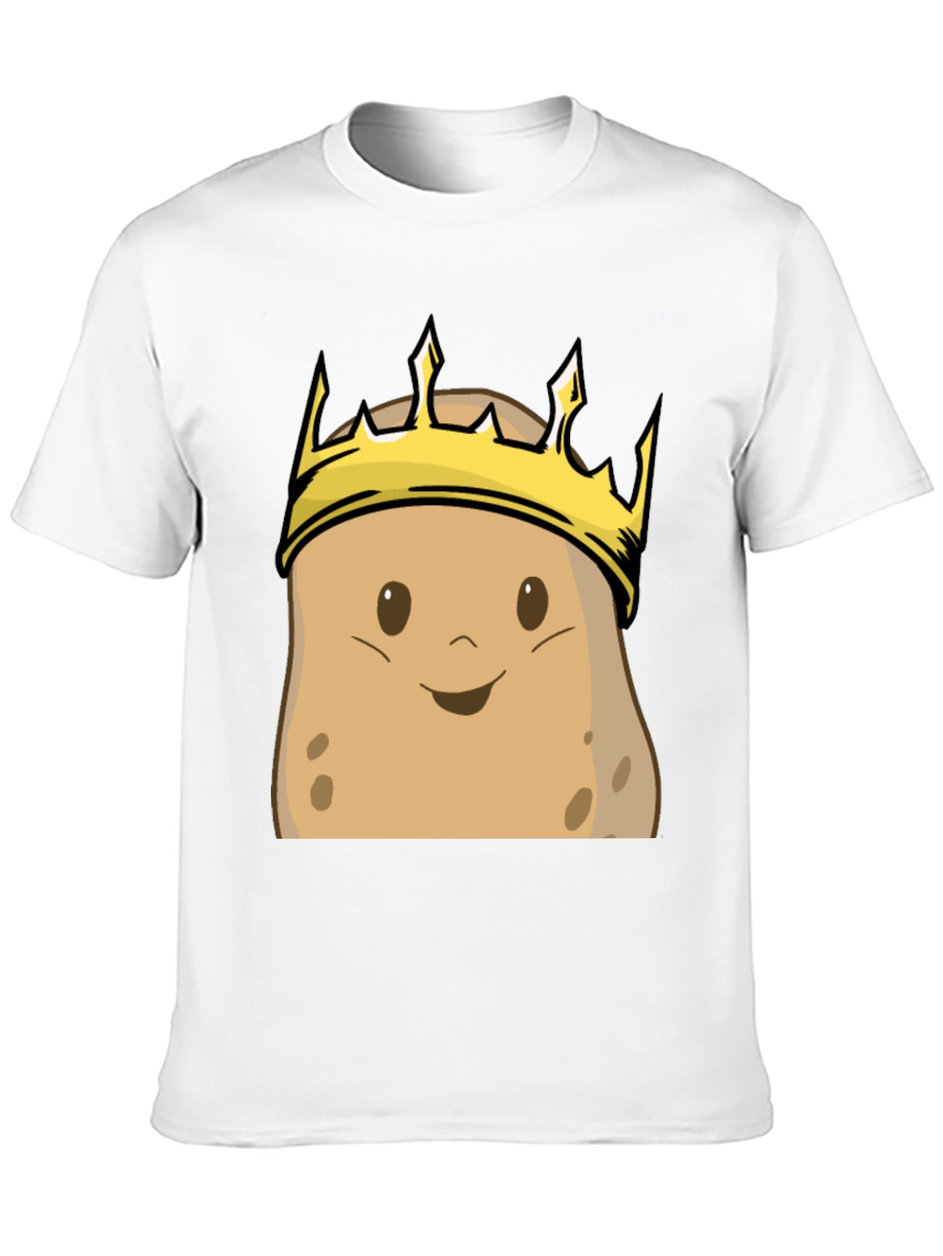 Potato King T-Shirt - Funny Cartoon Graphic Tee