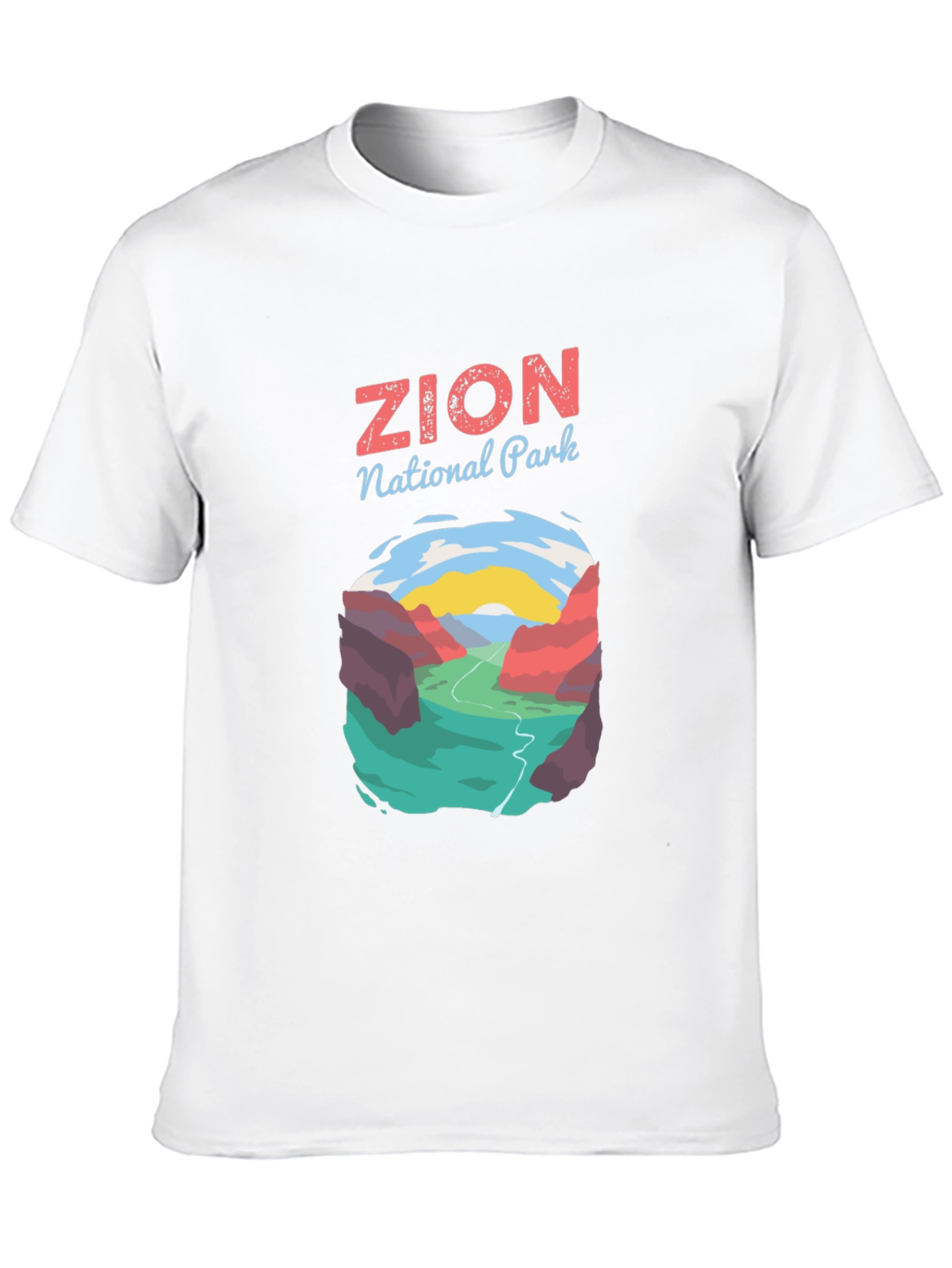 Zion National Park Graphic Tee - Black