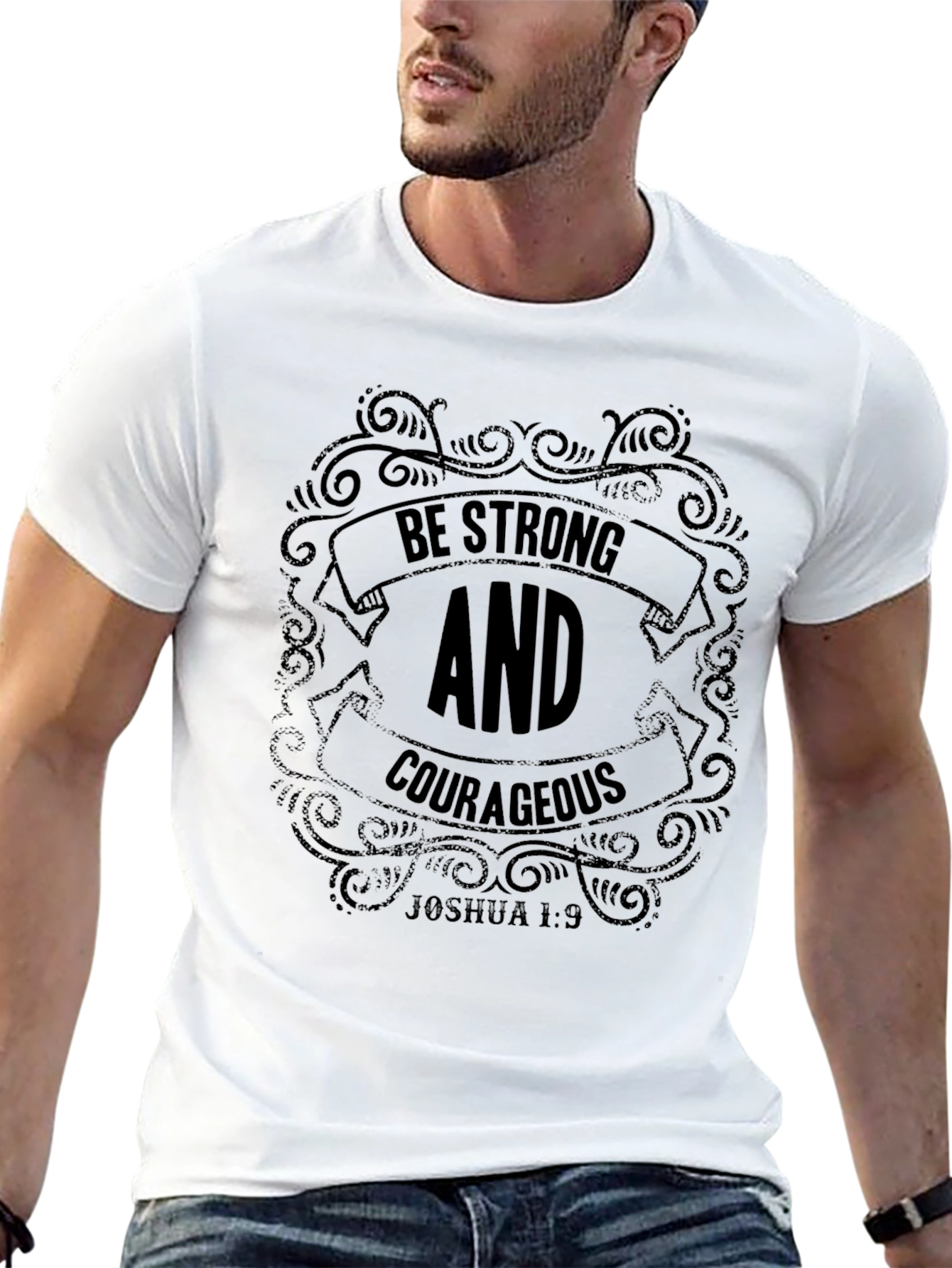 Be Strong & Courageous Graphic Tee