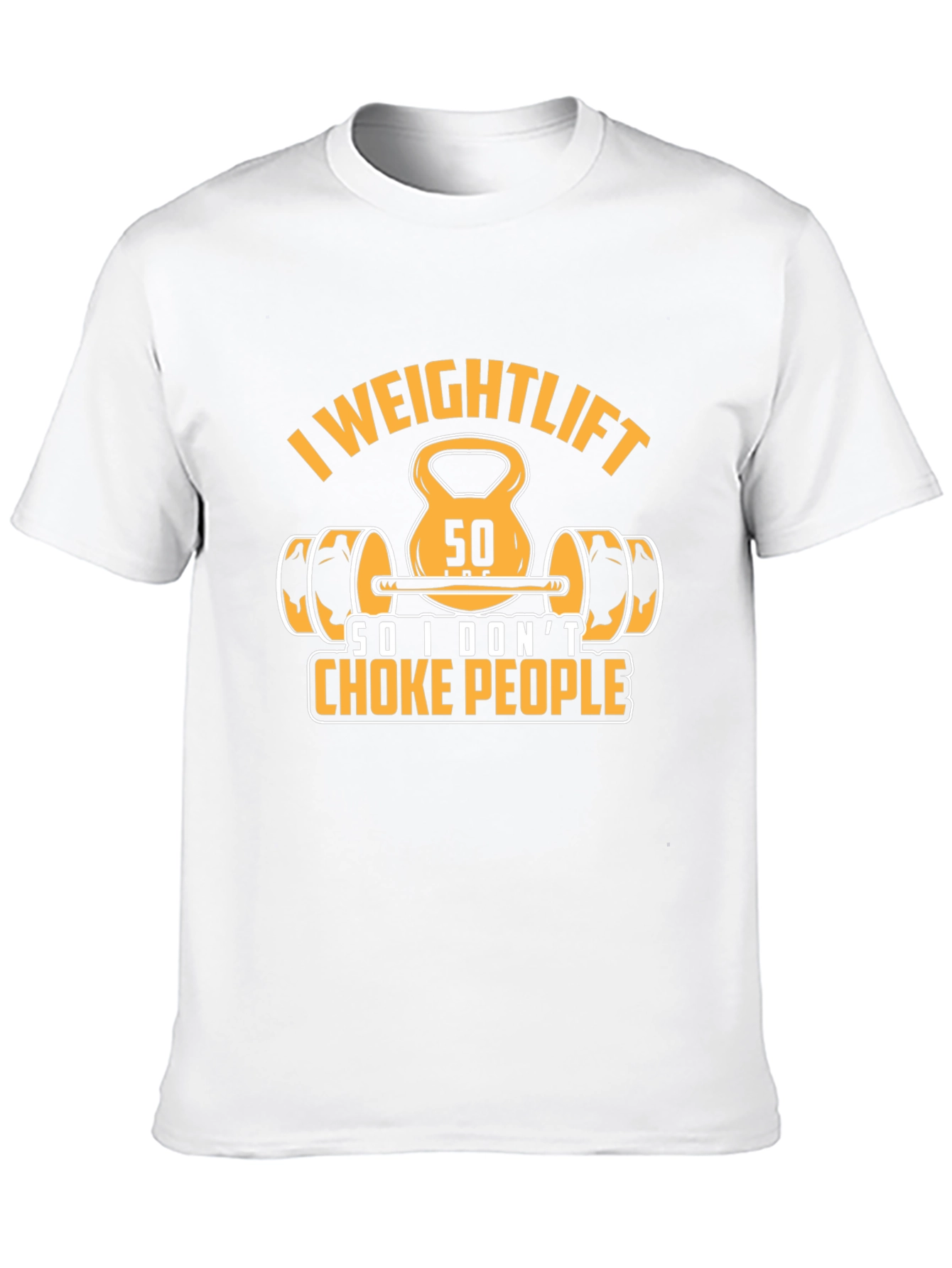 Weightlifting Slogan T-Shirt - Funny Gym Workout Tee