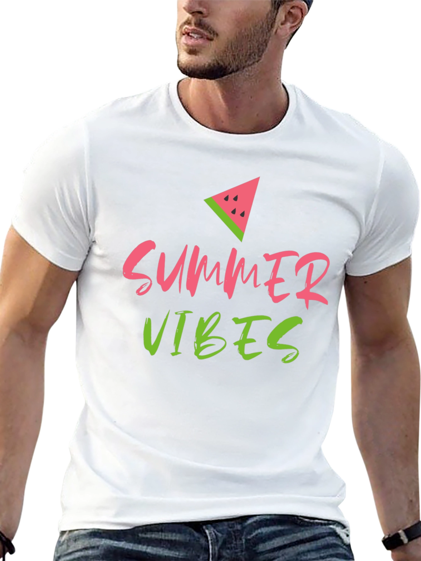 Summer Vibes T-Shirt - Trendy Graphic Tee