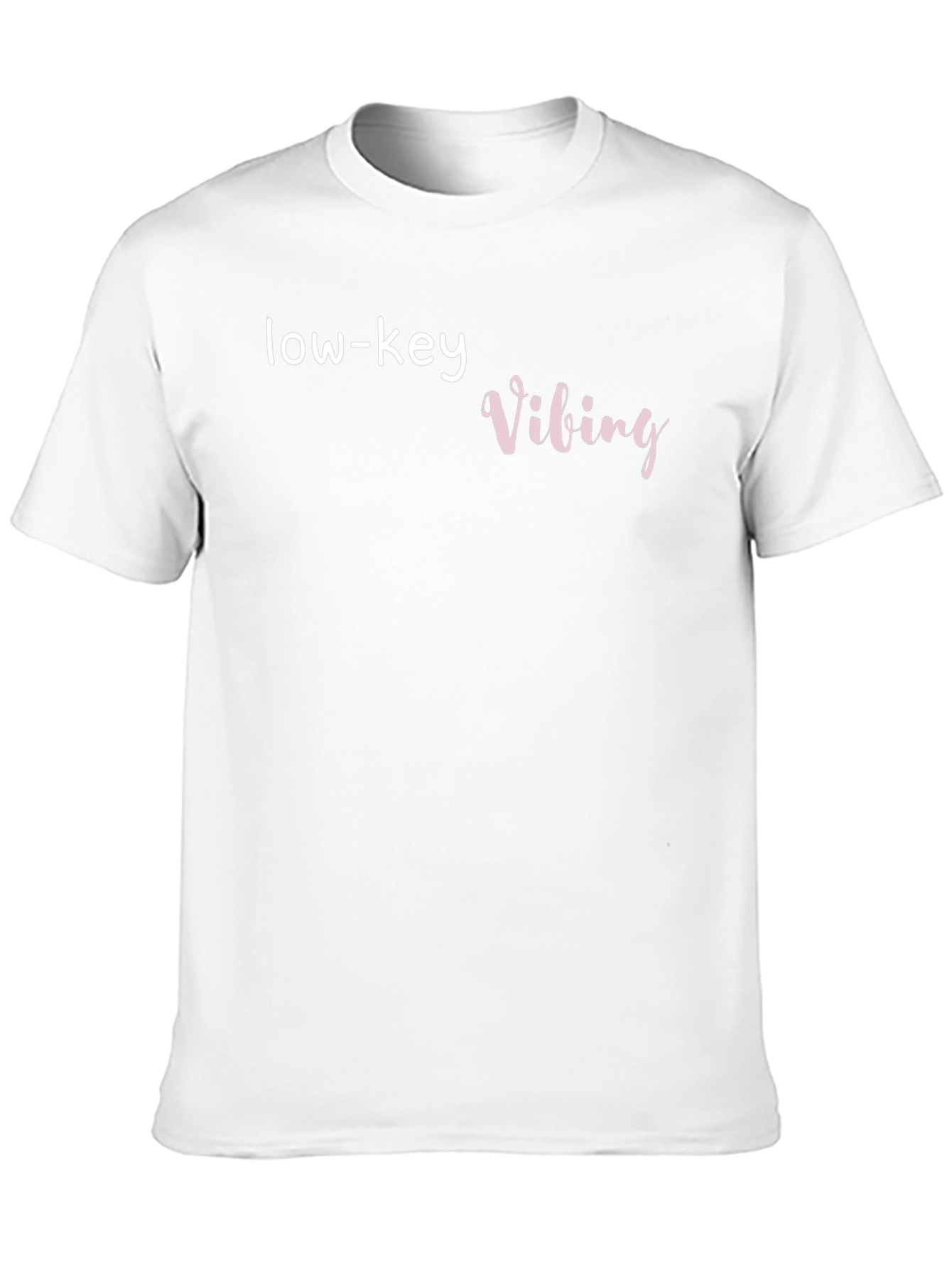 Low-Key Vibing Black T-Shirt
