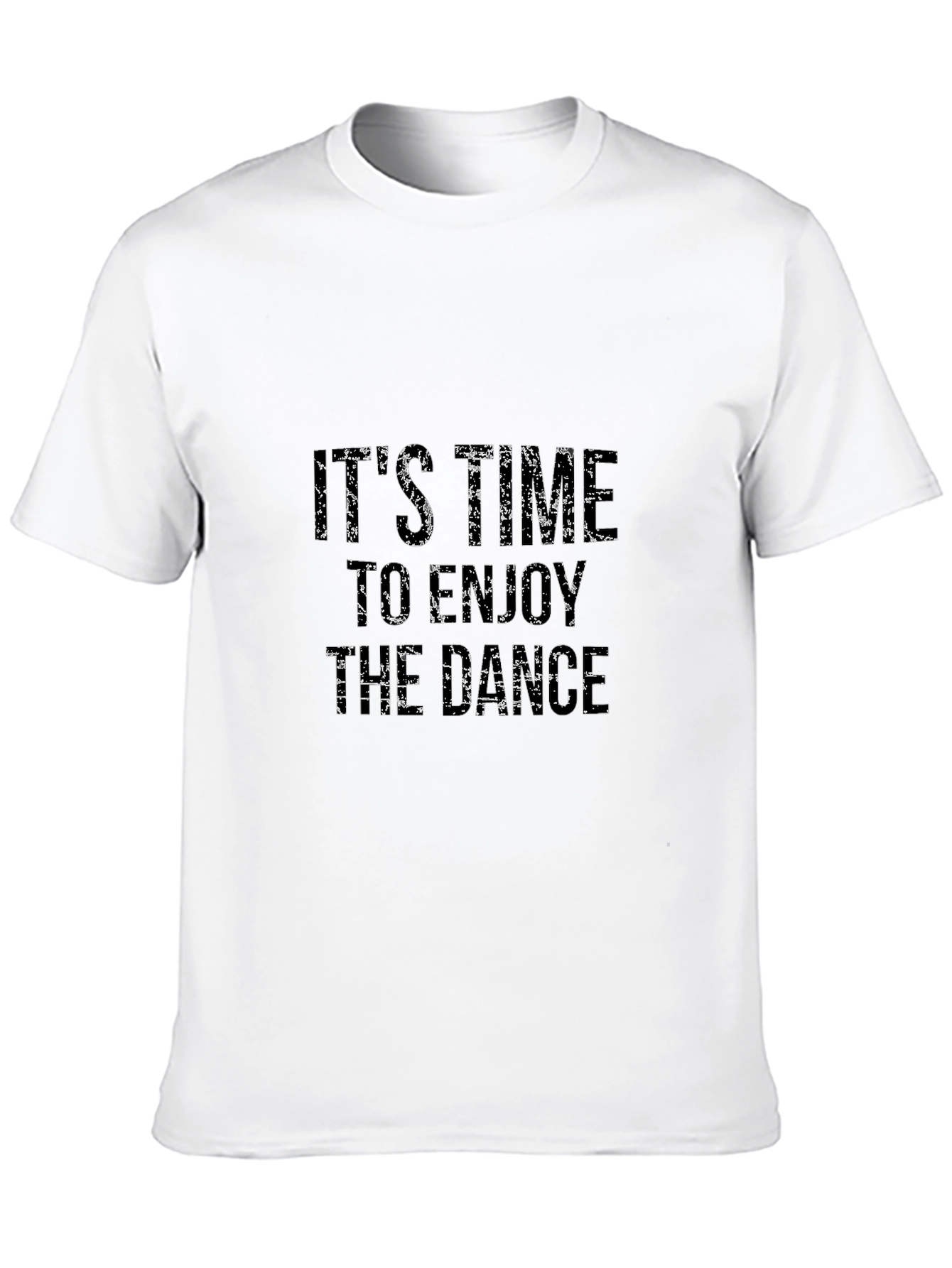 Its Time to Enjoy the Dance Mens Black Tee