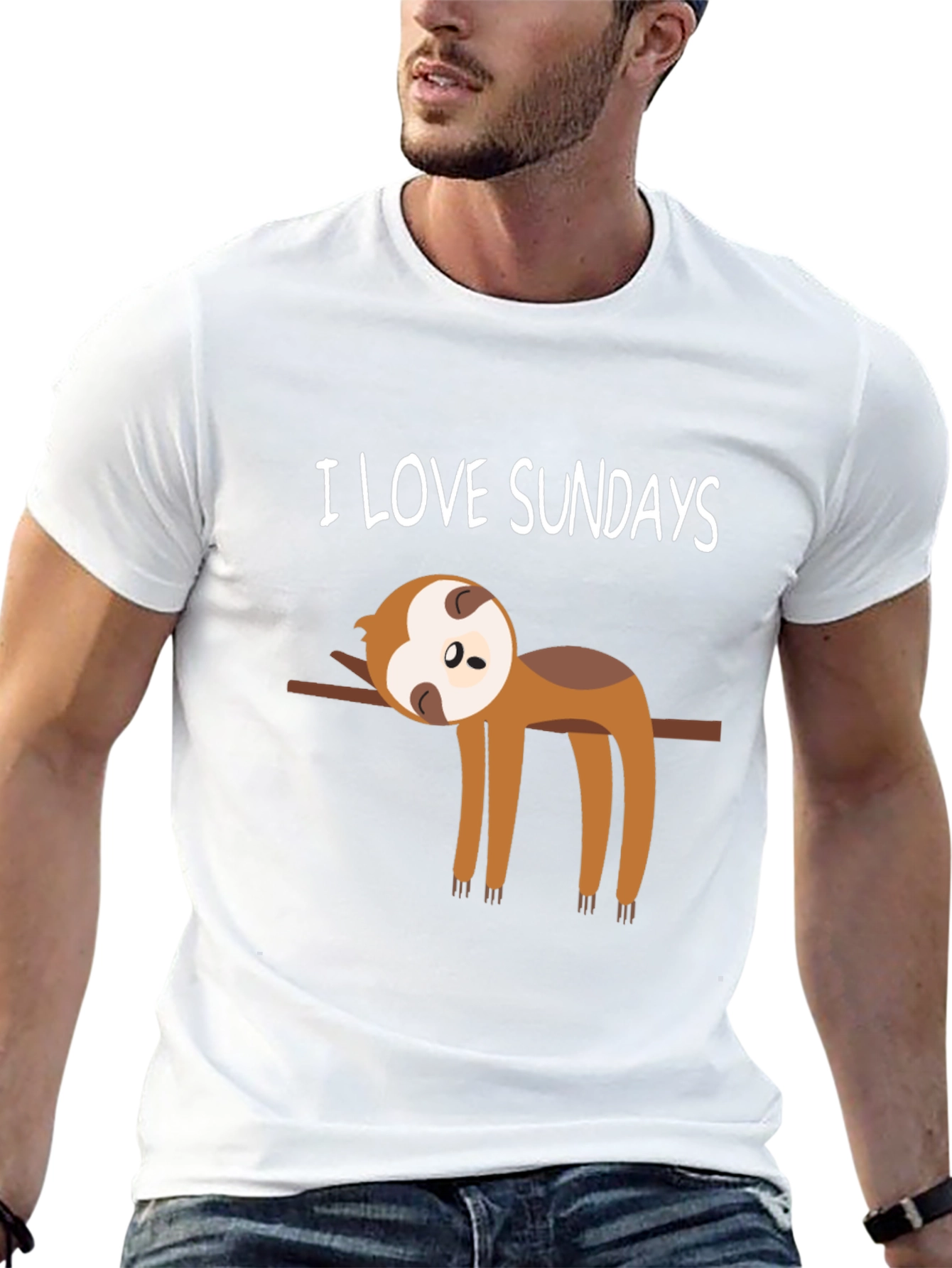 I Love Sundays Sloth T-Shirt