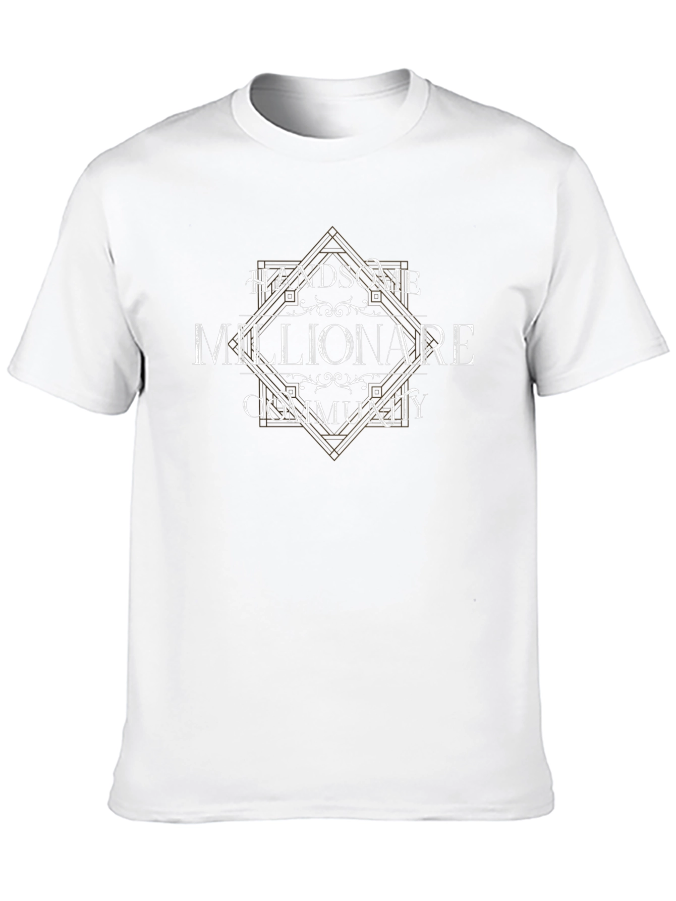 Handsome Millionaire Community Black T-Shirt