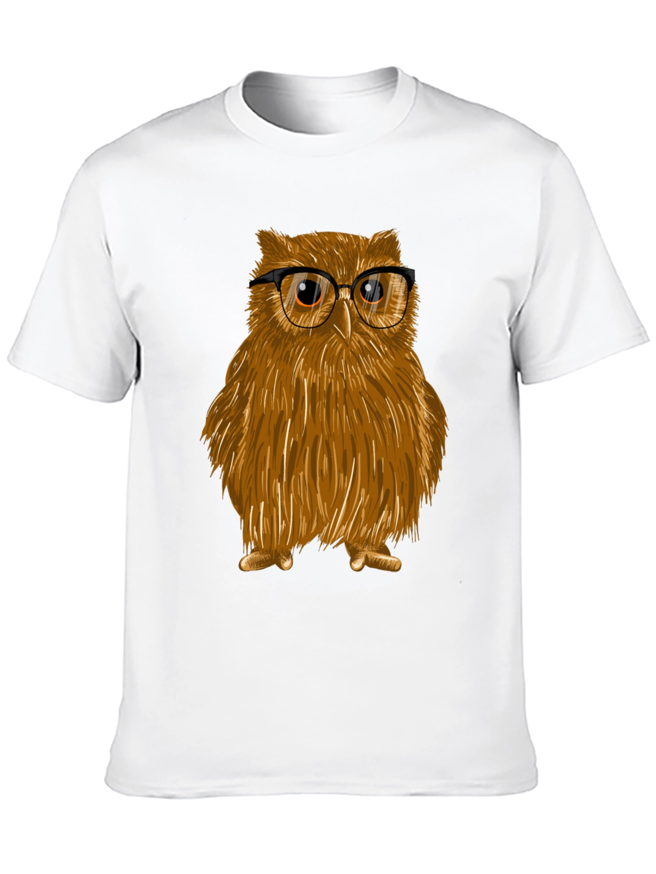 Owl with Glasses T-Shirt - Stylish & Unique Design