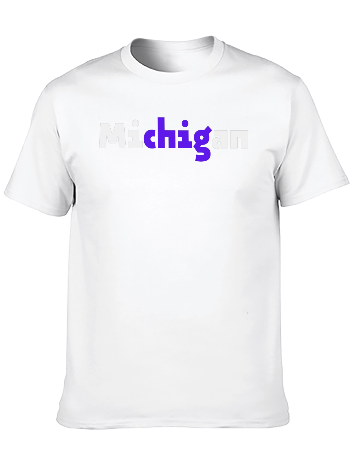 Michigan Graphic Tee - Black Cotton Shirt