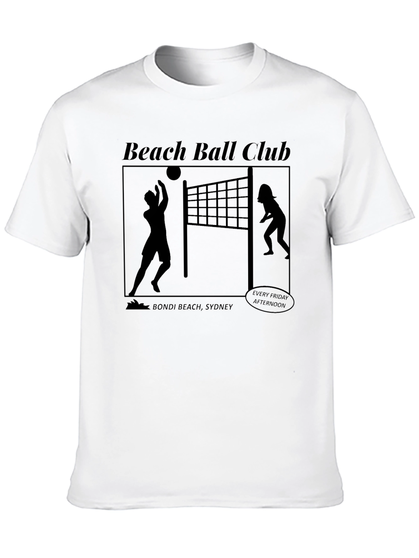 Beach Ball Club T-Shirt - Bondi Beach Volleyball