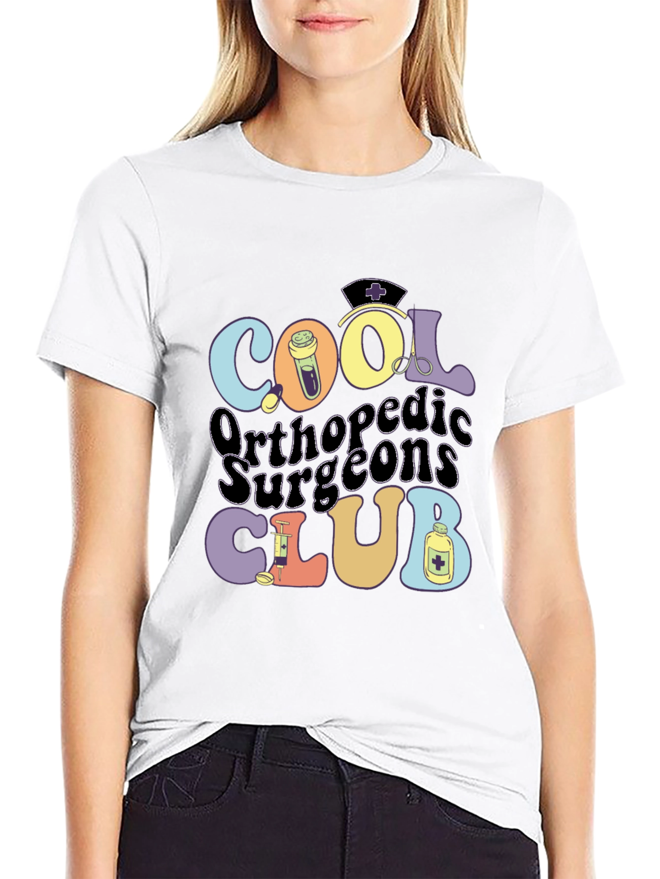 Cool Orthopedic Surgeons Club Graphic T-Shirt