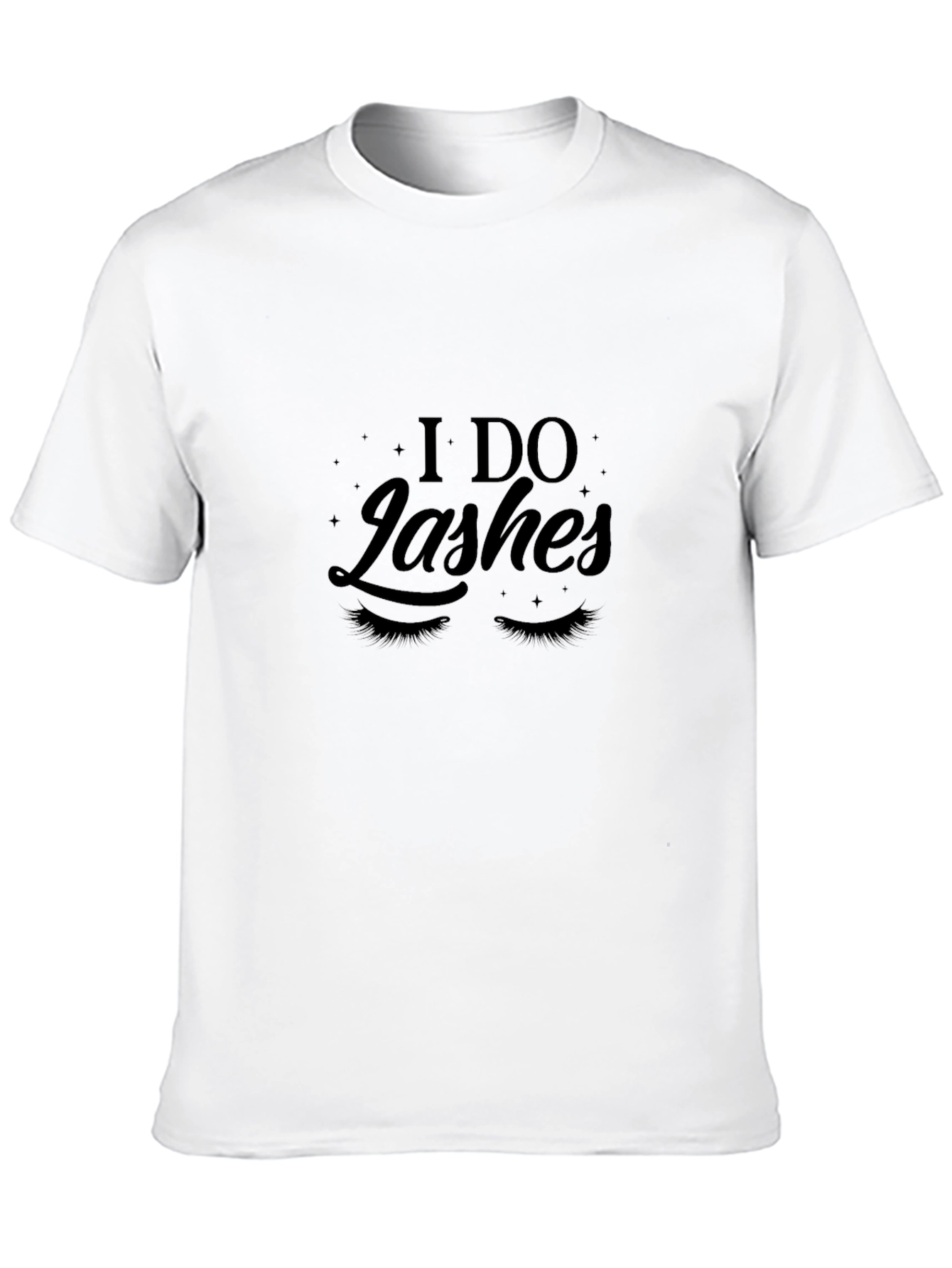 I Do Lashes Black Graphic Tee