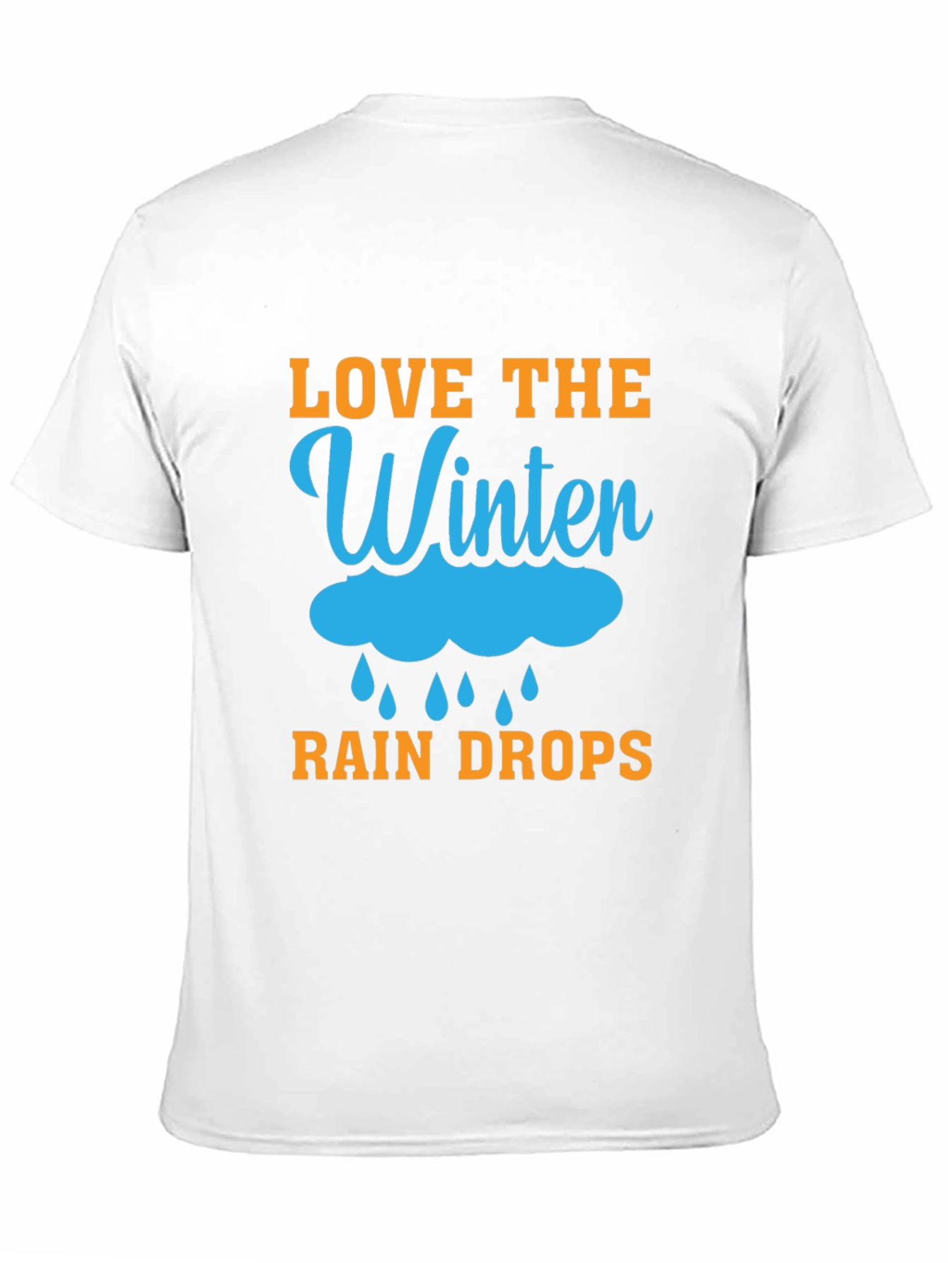 Winter Rain Drops Graphic Tee