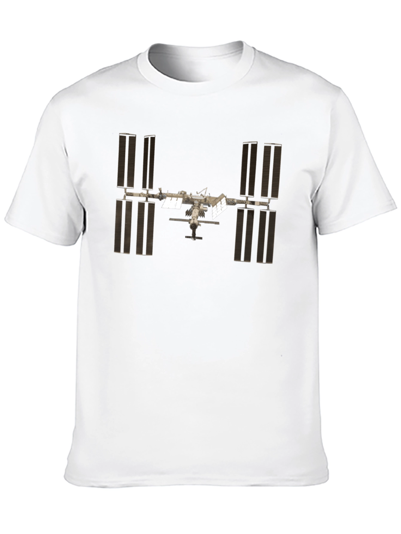International Space Station Black Graphic T-Shirt