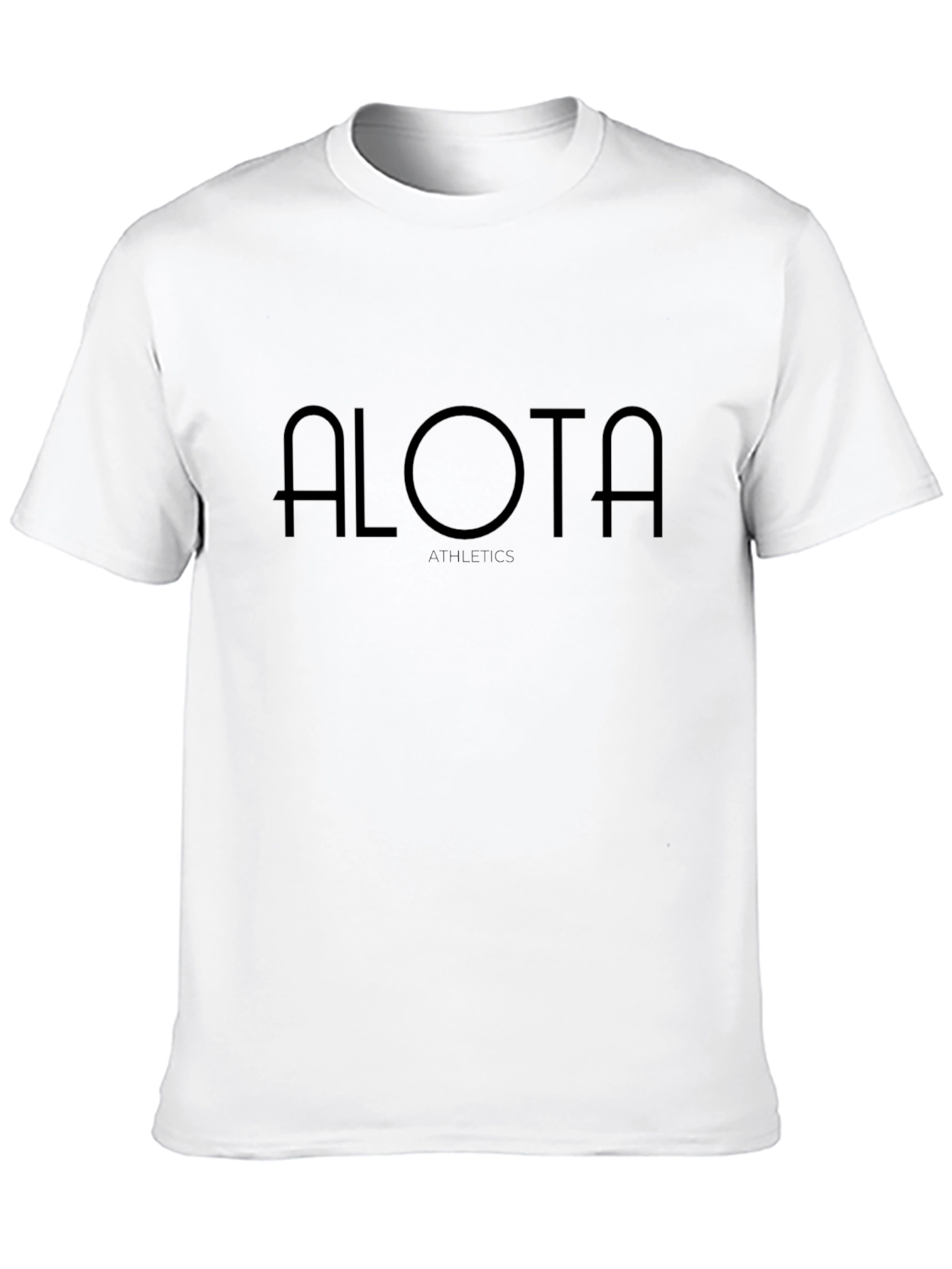 ALOTA Athletics Black Graphic Tee - Stylish Comfort