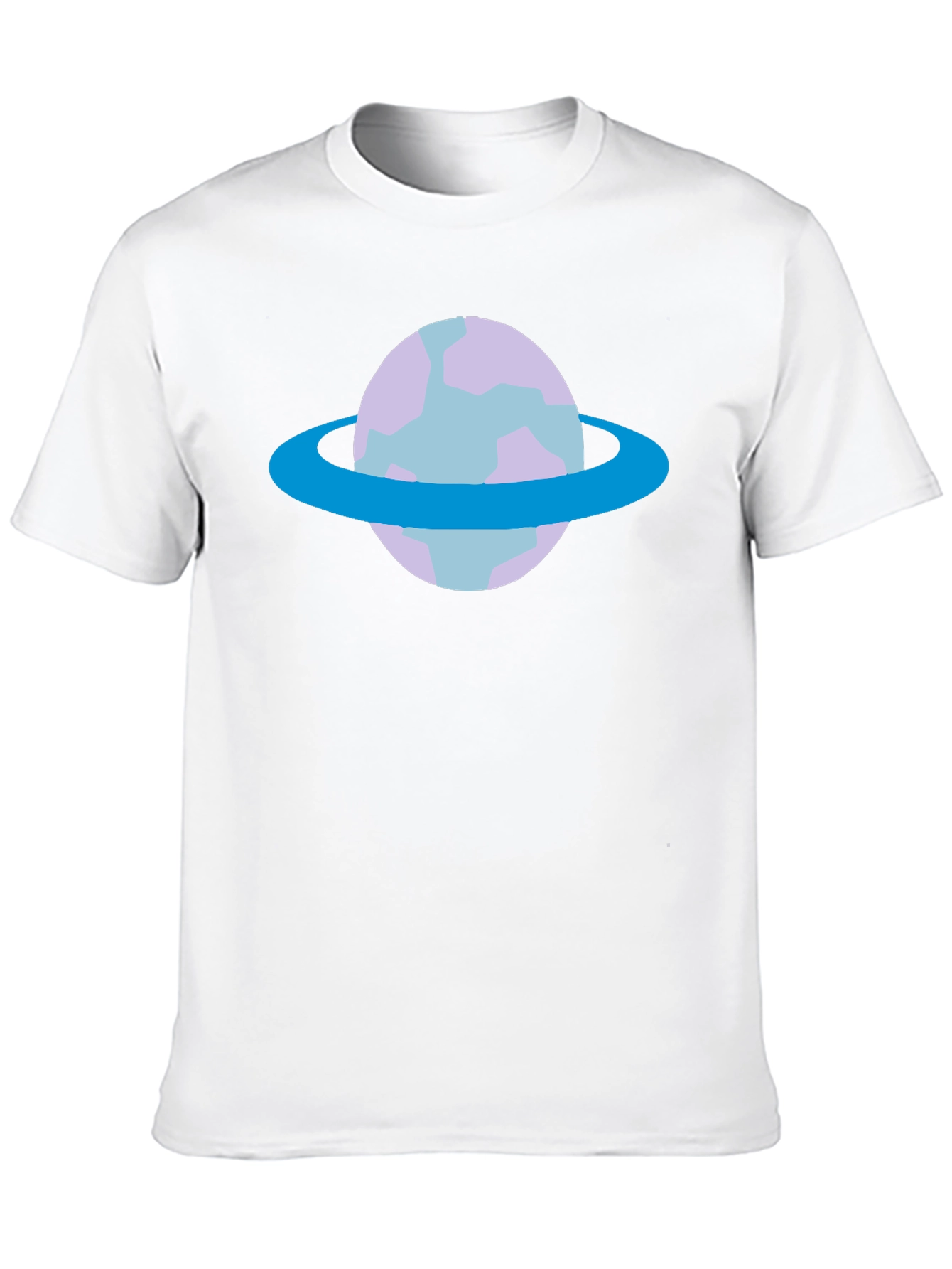Planet Graphic Tee - Black Cotton Casual T-Shirt
