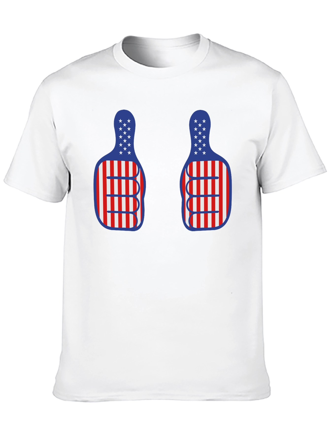 American Flag Thumbs Up Graphic T-Shirt
