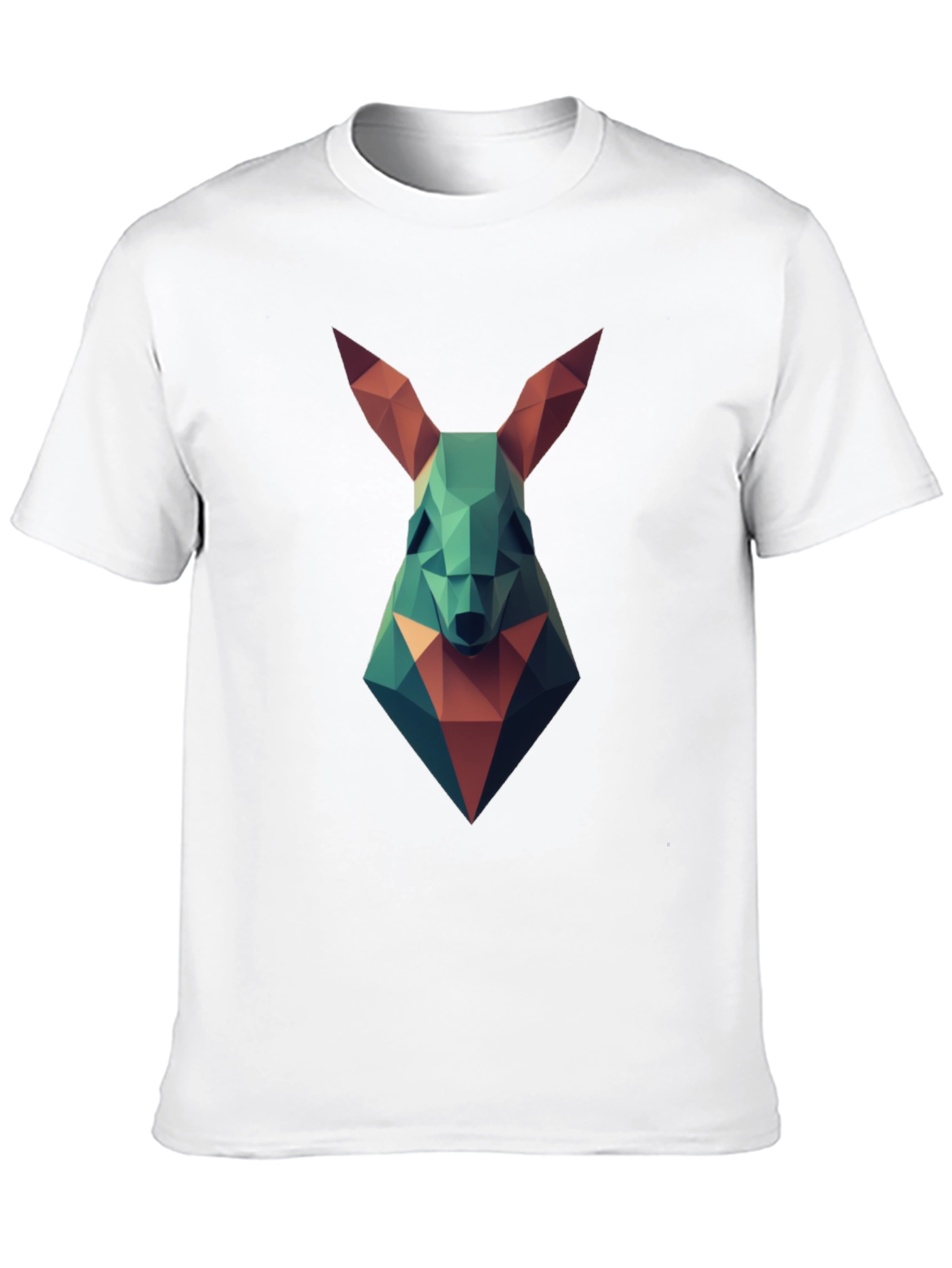 Geometric Rabbit Graphic T-Shirt