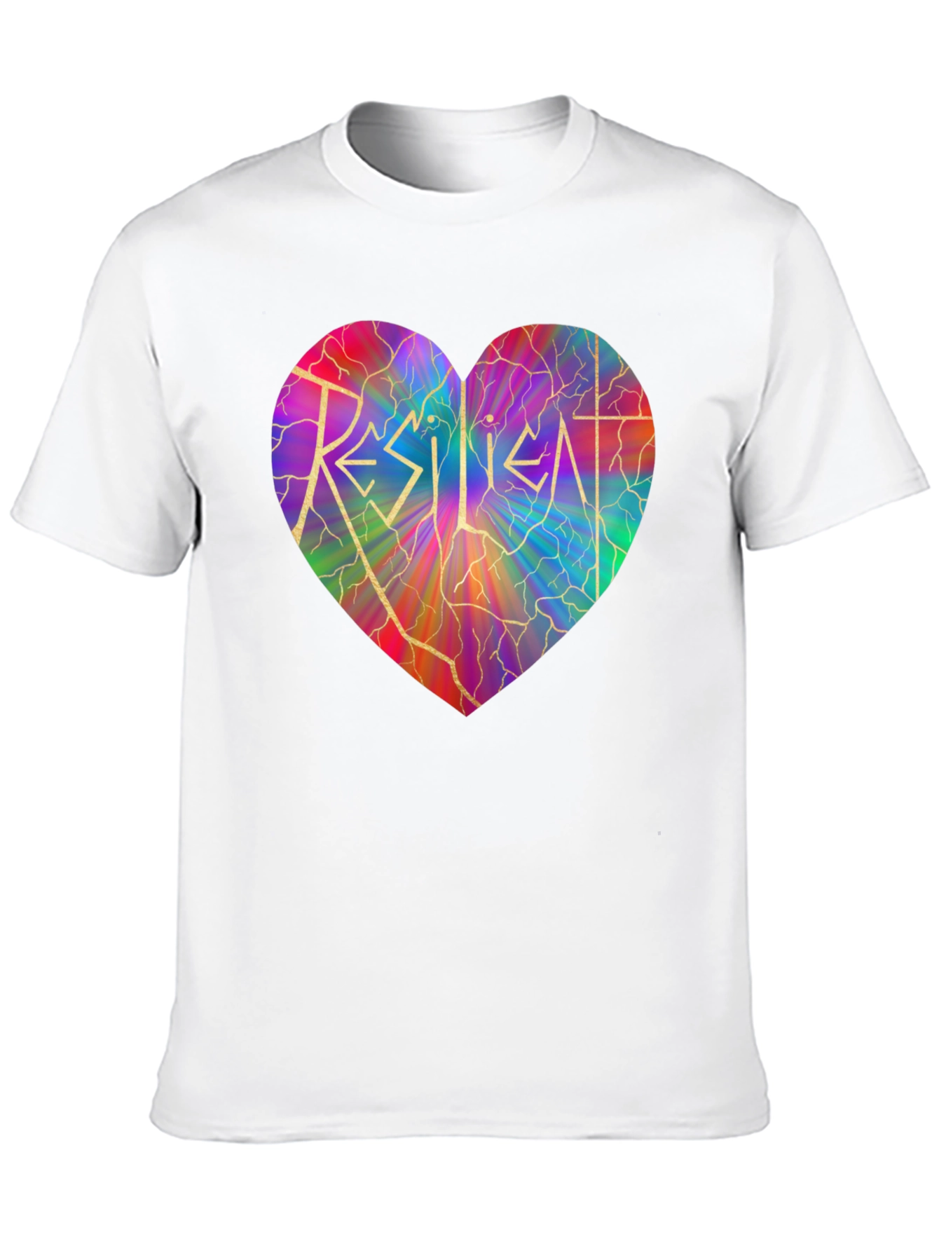 Resilient Heart Graphic T-Shirt - Stylish & Meaningful