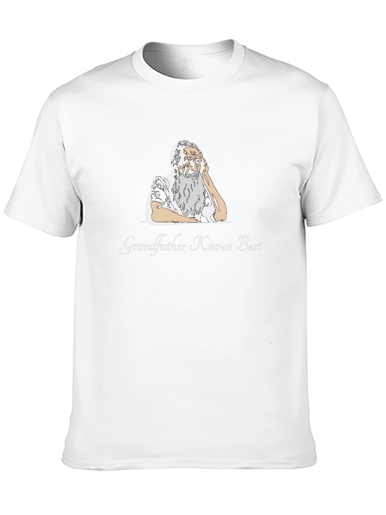 Grandfather Knows Best Black T-Shirt
