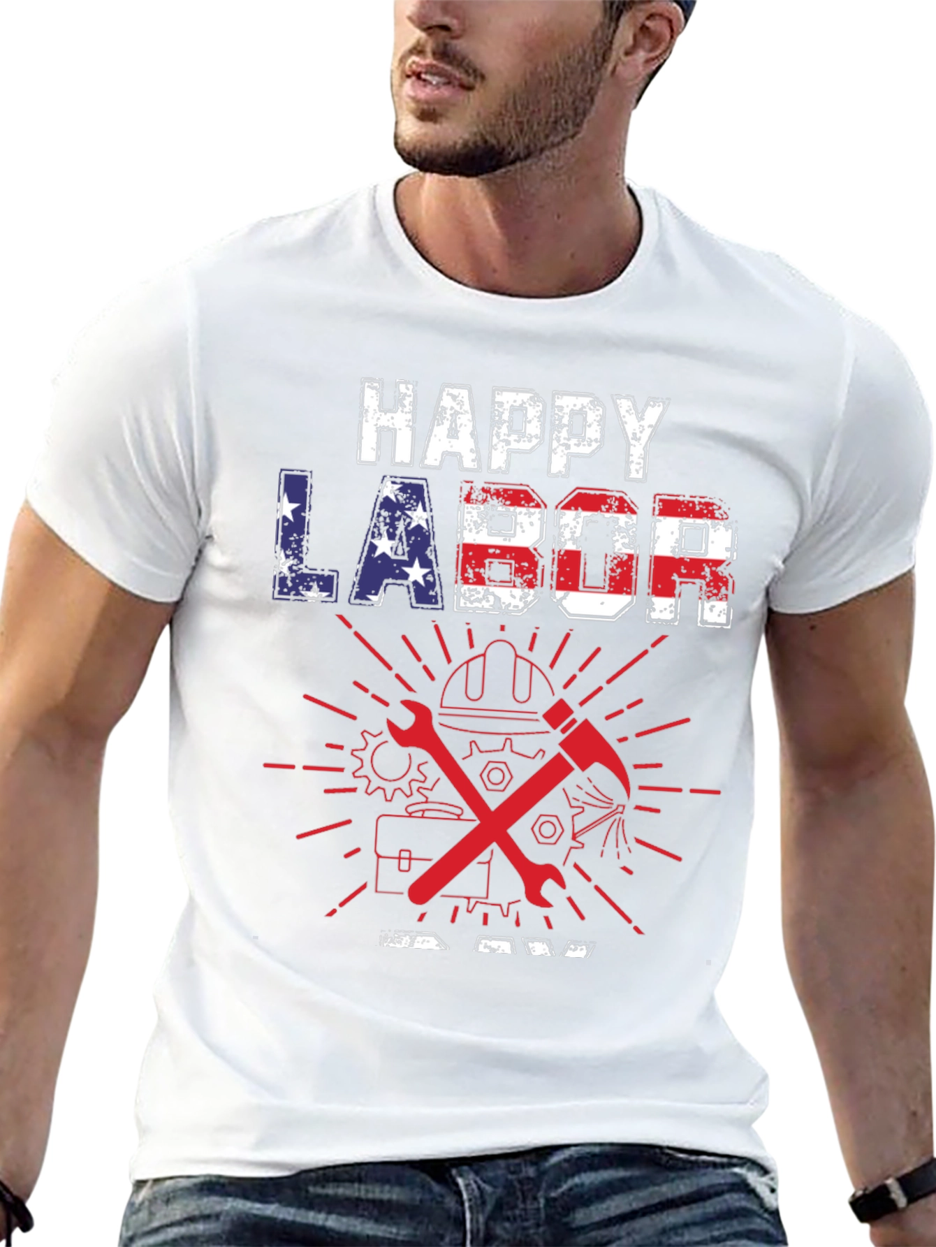 Happy Labor Day Graphic T-Shirt