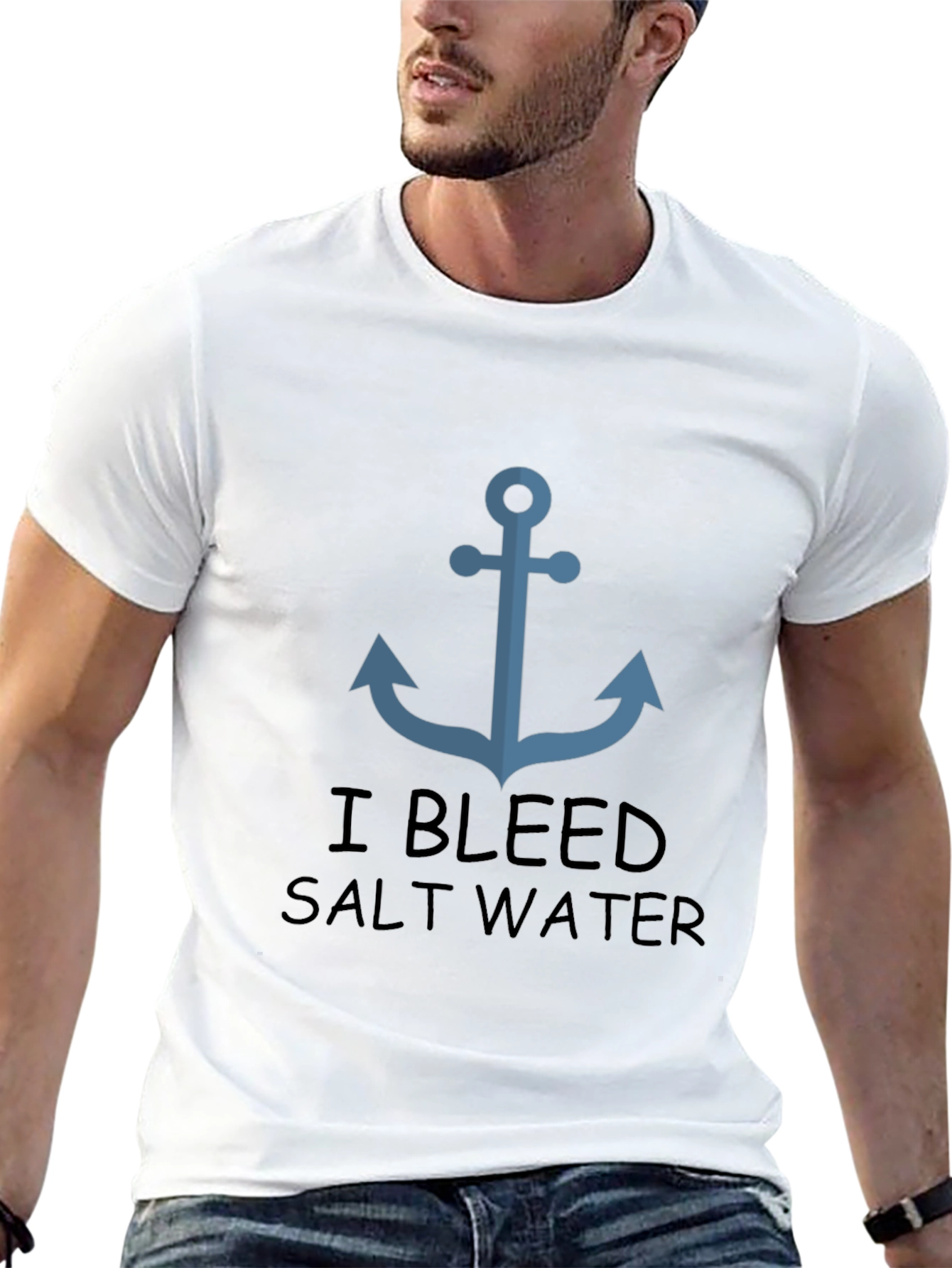 Anchor T-Shirt - I Bleed Salt Water