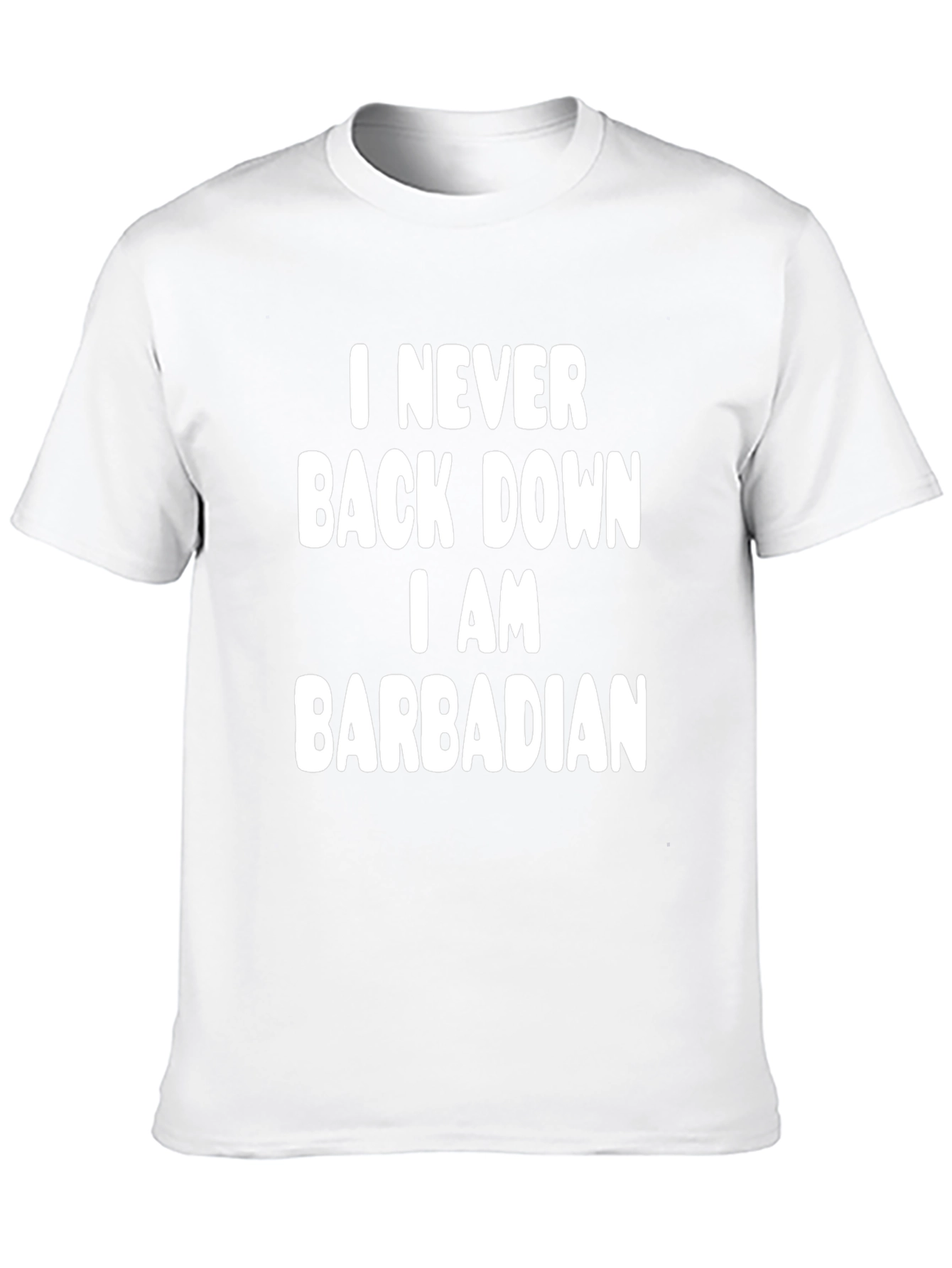 Barbadian Pride T-Shirt - Never Back Down