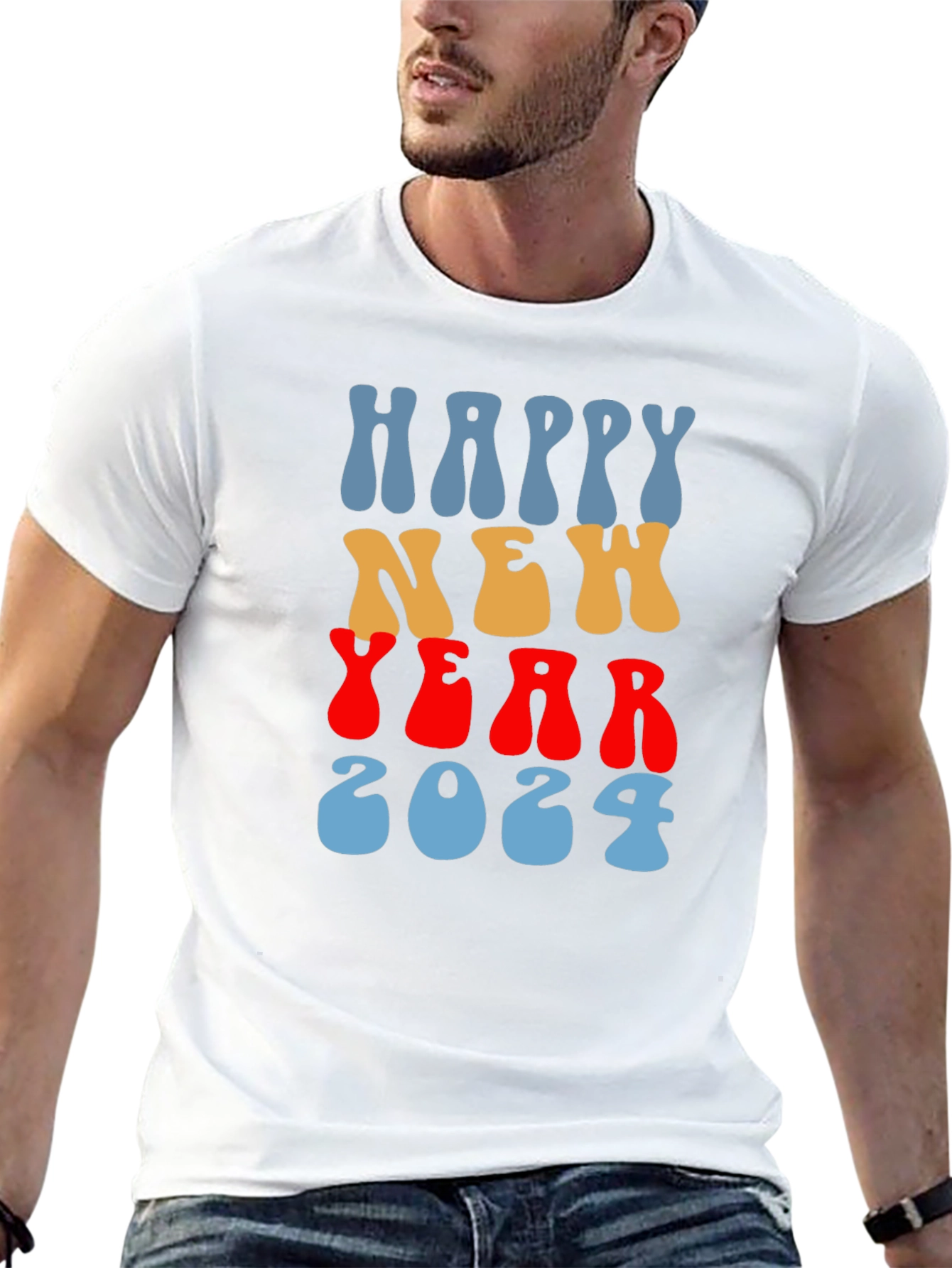 Happy New Year 2024 Graphic Tee
