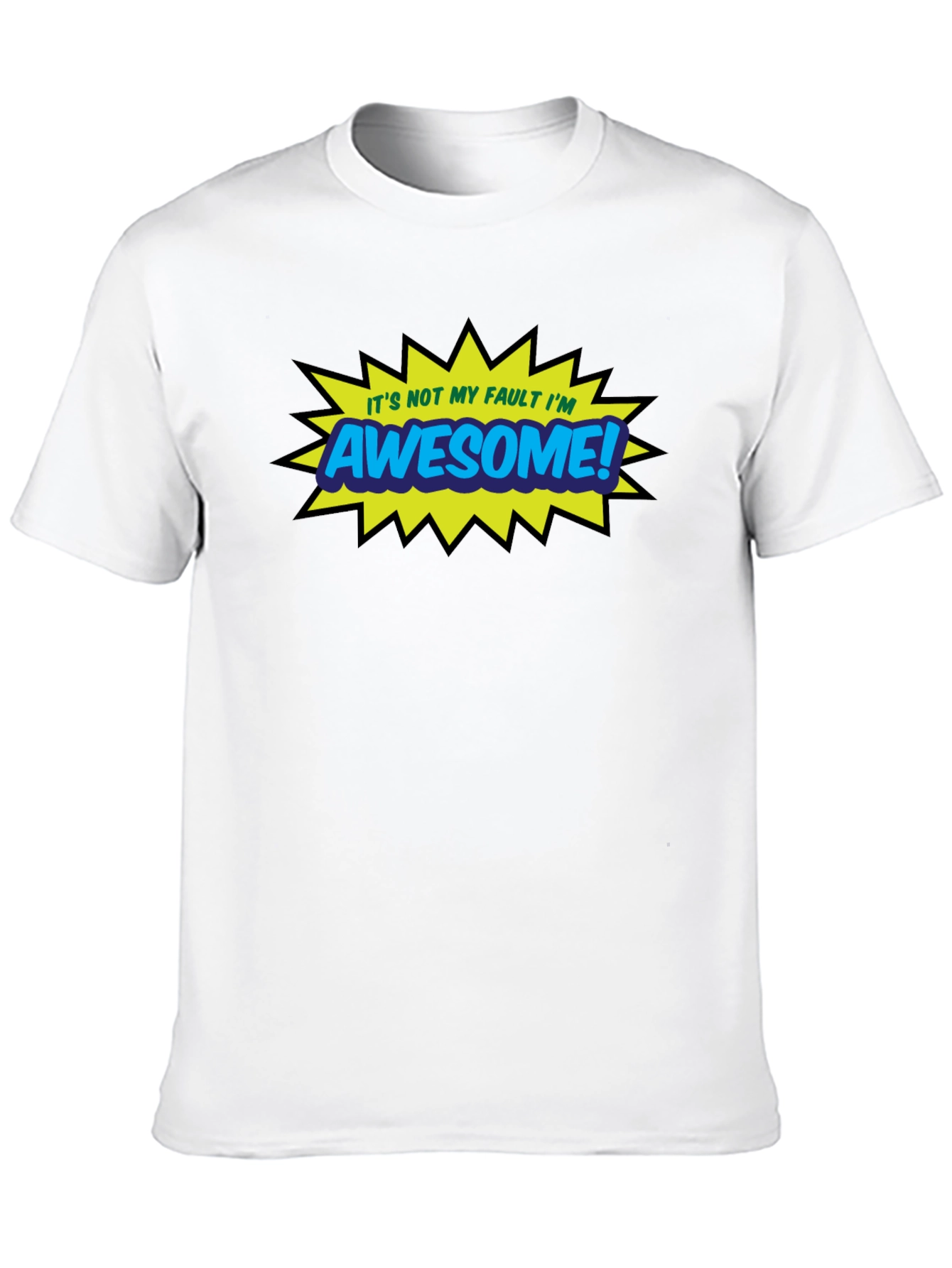 Awesome Graphic Tee - Black Casual T-Shirt