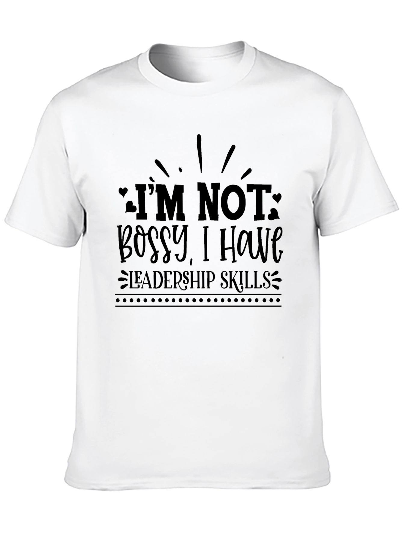 Leadership Skills Graphic Tee - Black