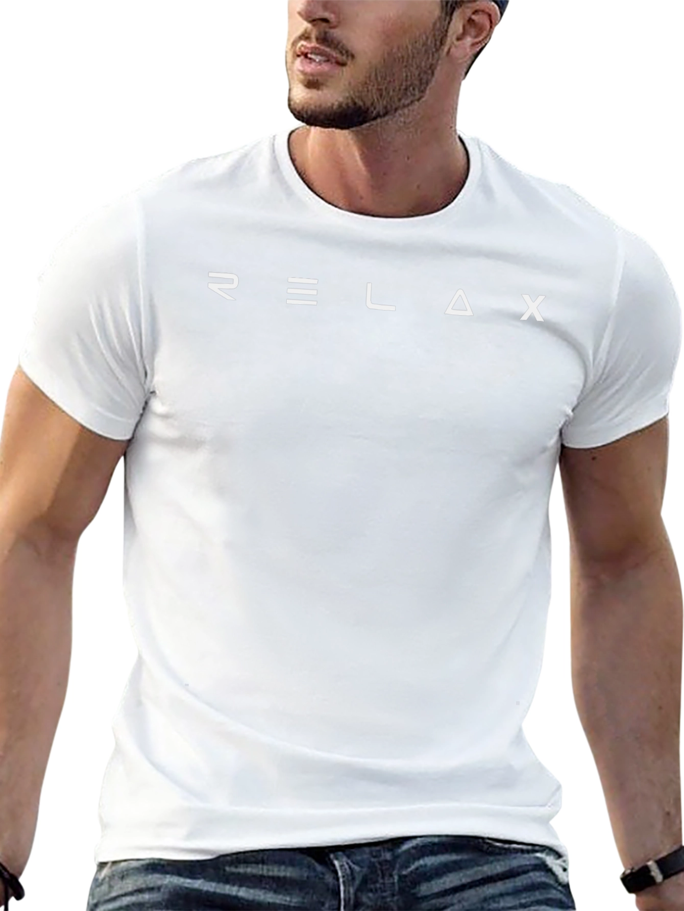 Relax Tesla Style Black T-Shirt
