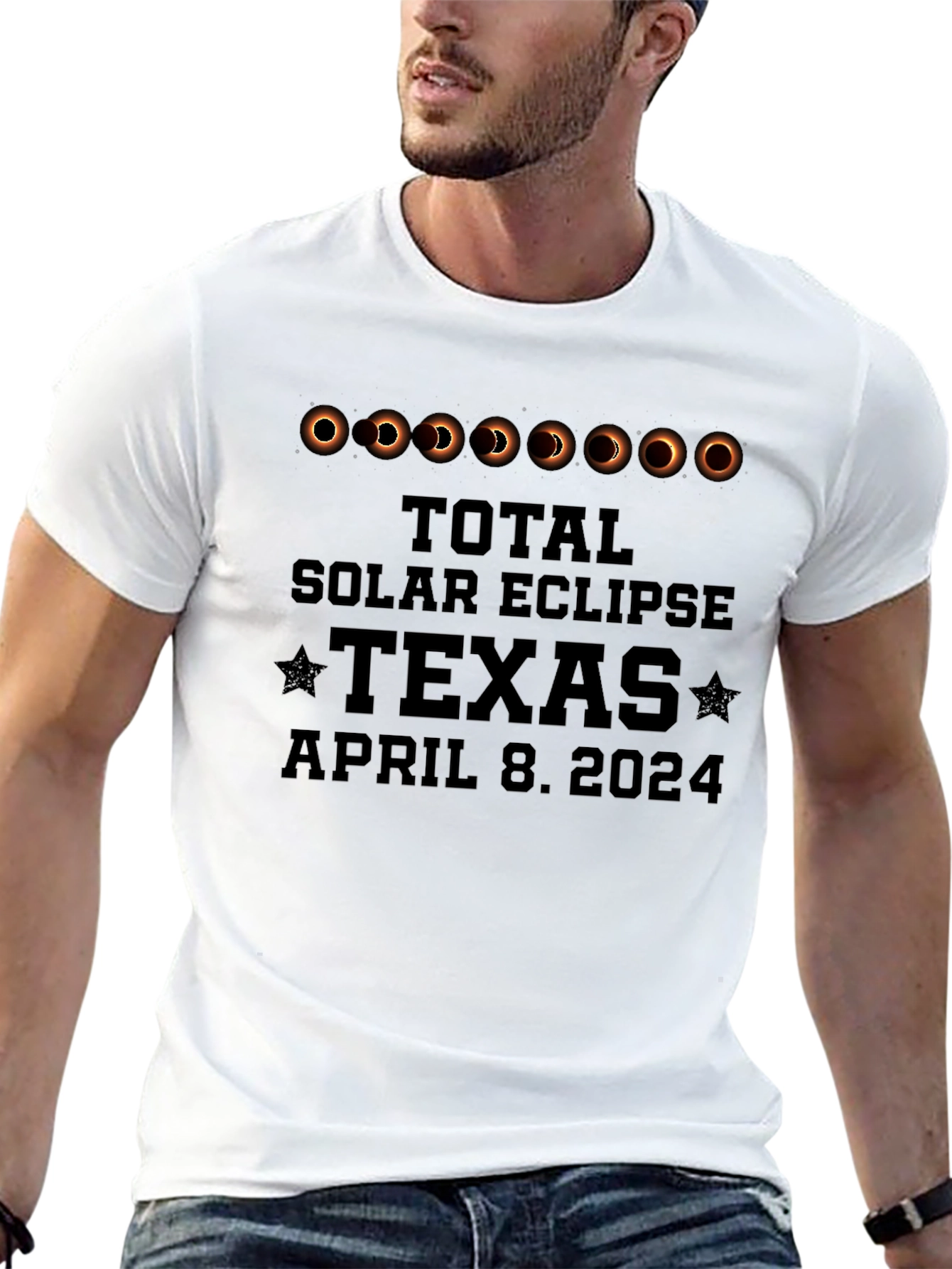 Total Solar Eclipse Texas April 8 2024 T-Shirt