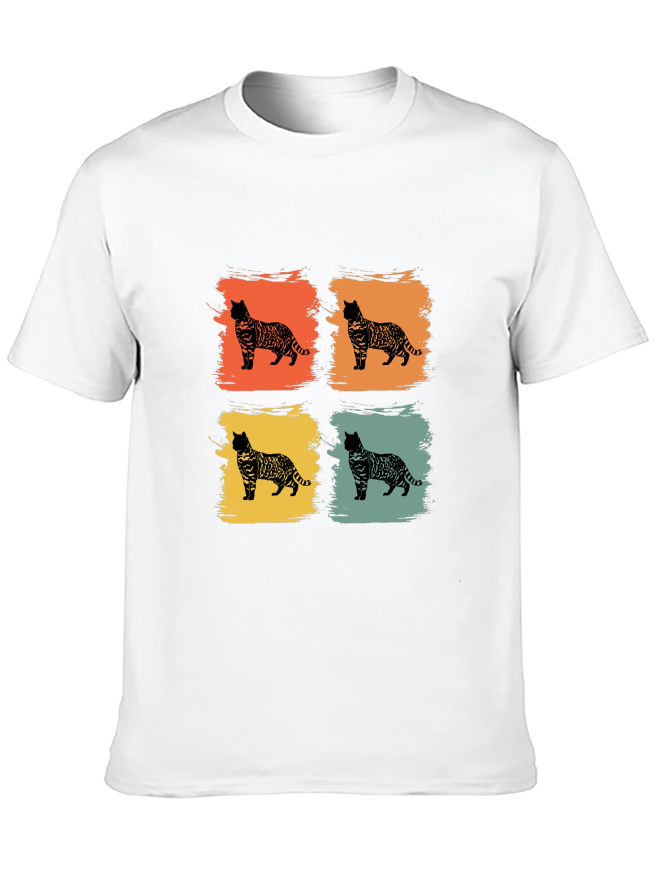 Retro Bengal Cat T-Shirt