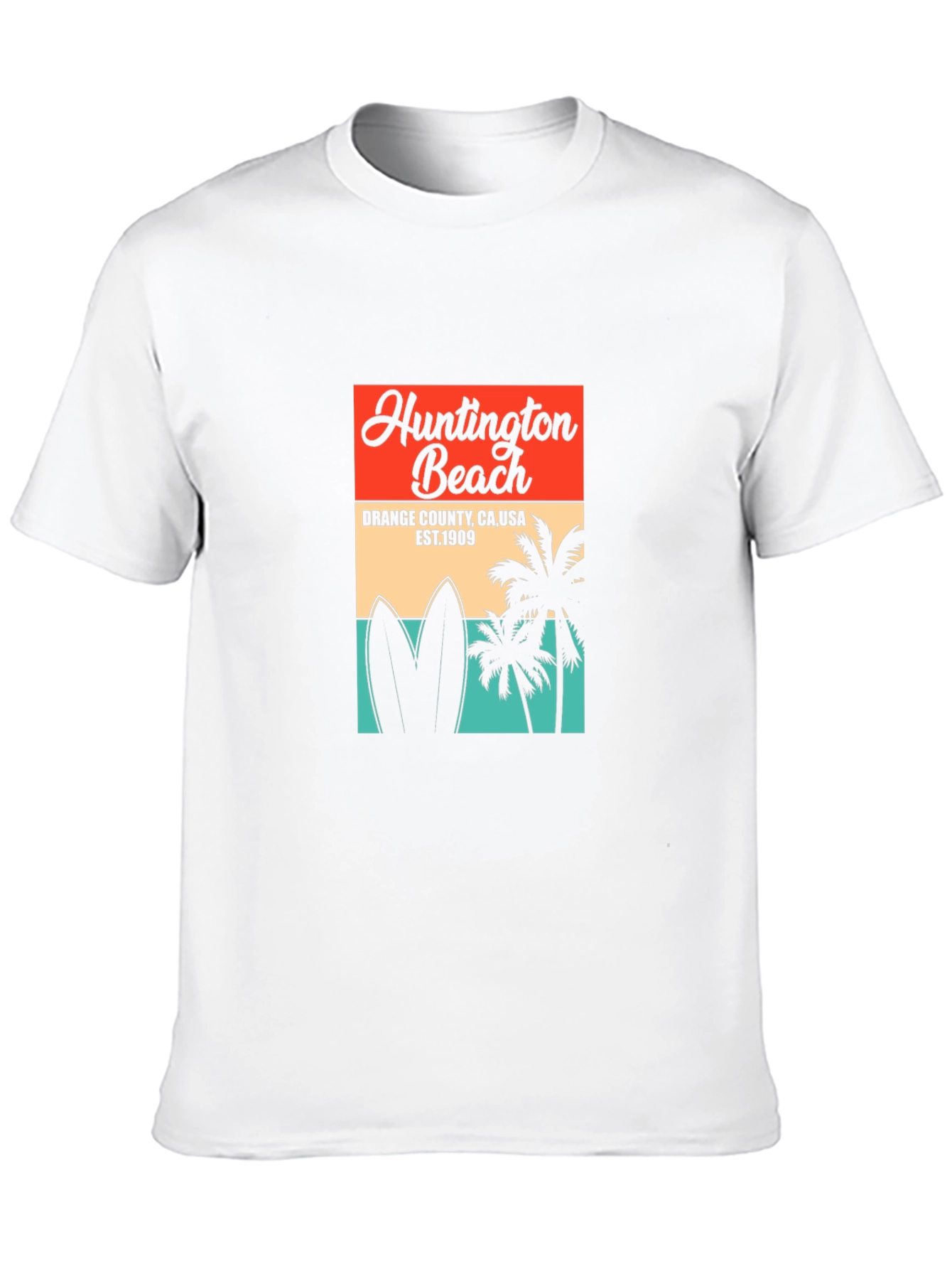 Huntington Beach Retro Graphic T-Shirt